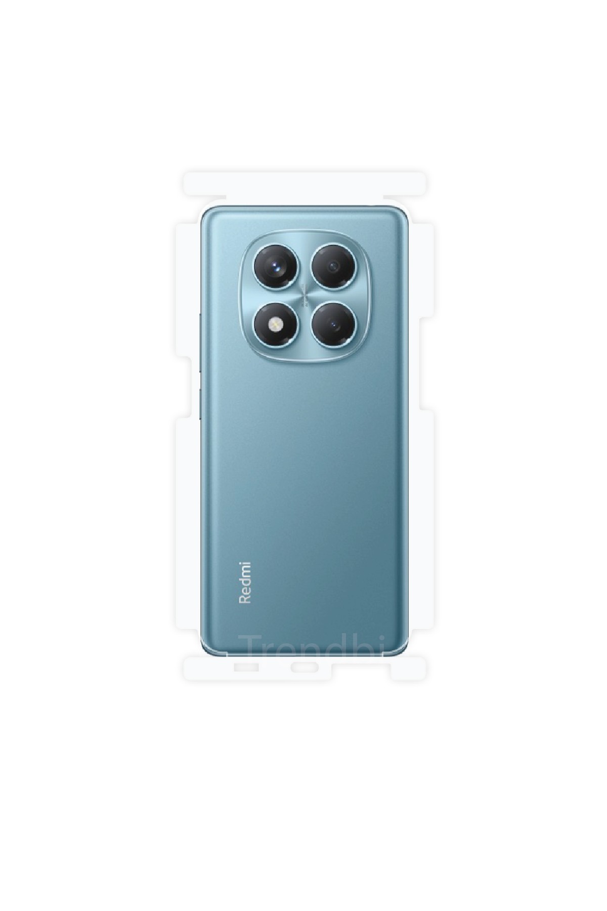 Xiaomi Redmi Note 14 Pro - Arka/Yan Koruyucu Parlak Şeffaf Poliüretan Film (150 micron)