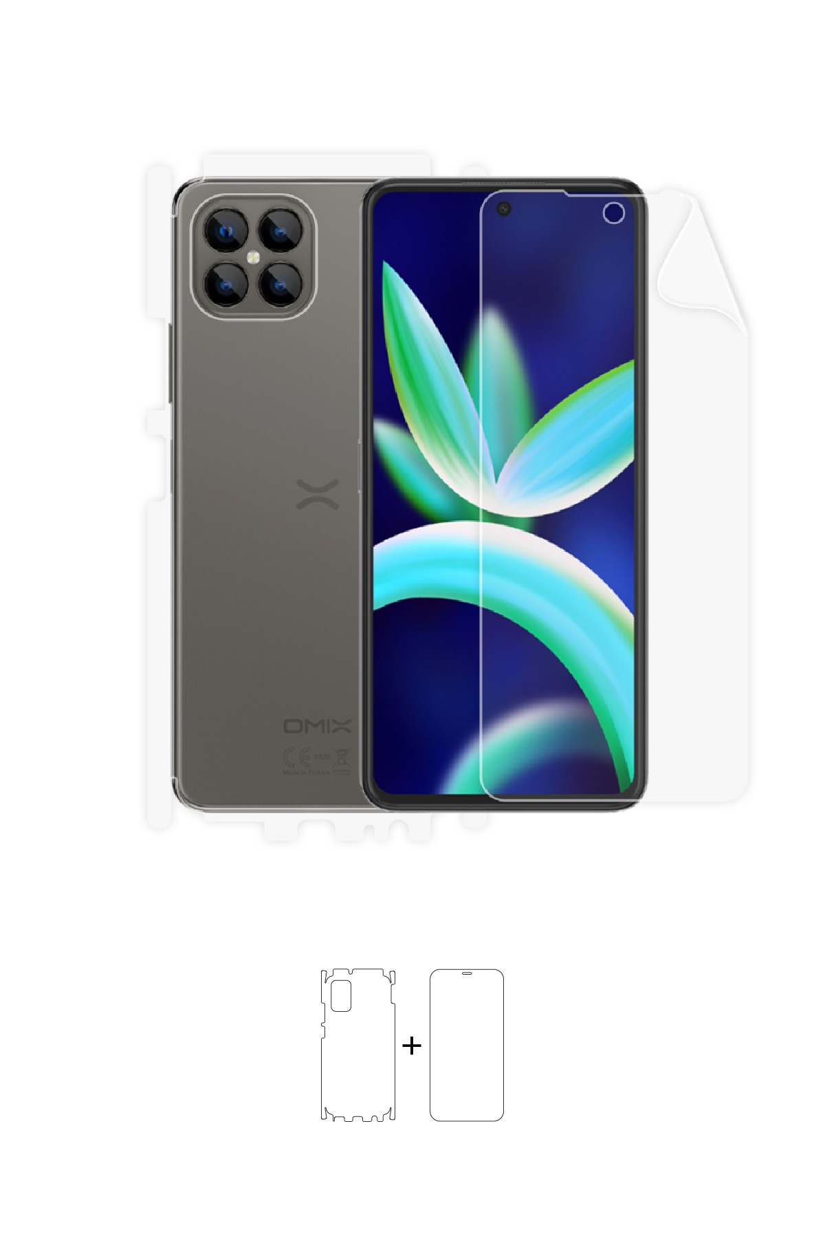 Omix X600 - Fullbody Koruyucu Parlak Şeffaf Poliüretan Film (150 micron)