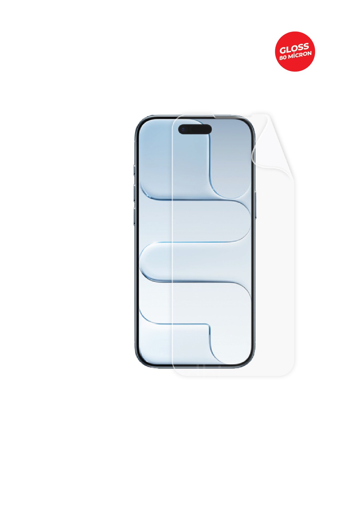 iPhone 17 Air - Ekran Koruyucu Parlak Şeffaf TPU Film (80 micron)