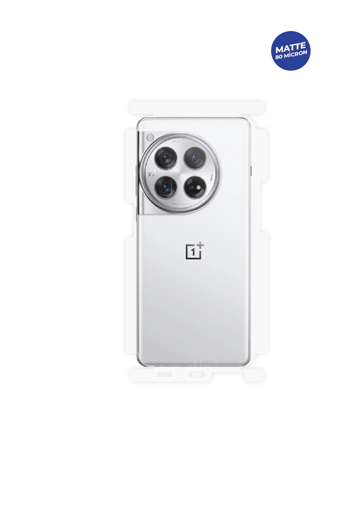 Oneplus 12R - Arka/Yan Koruyucu Mat TPU Film (80 micron)