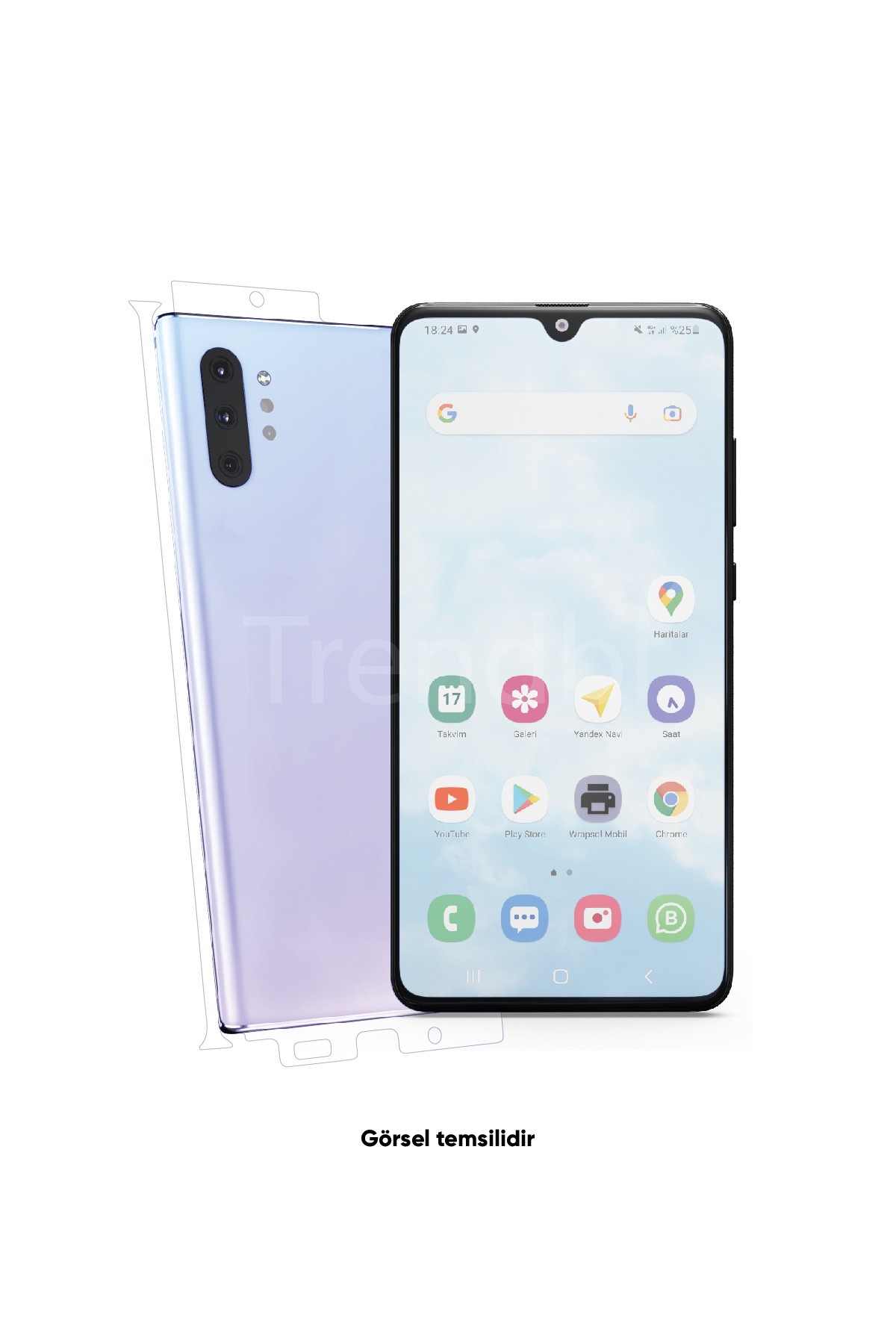 iPhone 17 - Ekran Koruyucu Parlak Şeffaf Poliüretan Film (150 mikron)