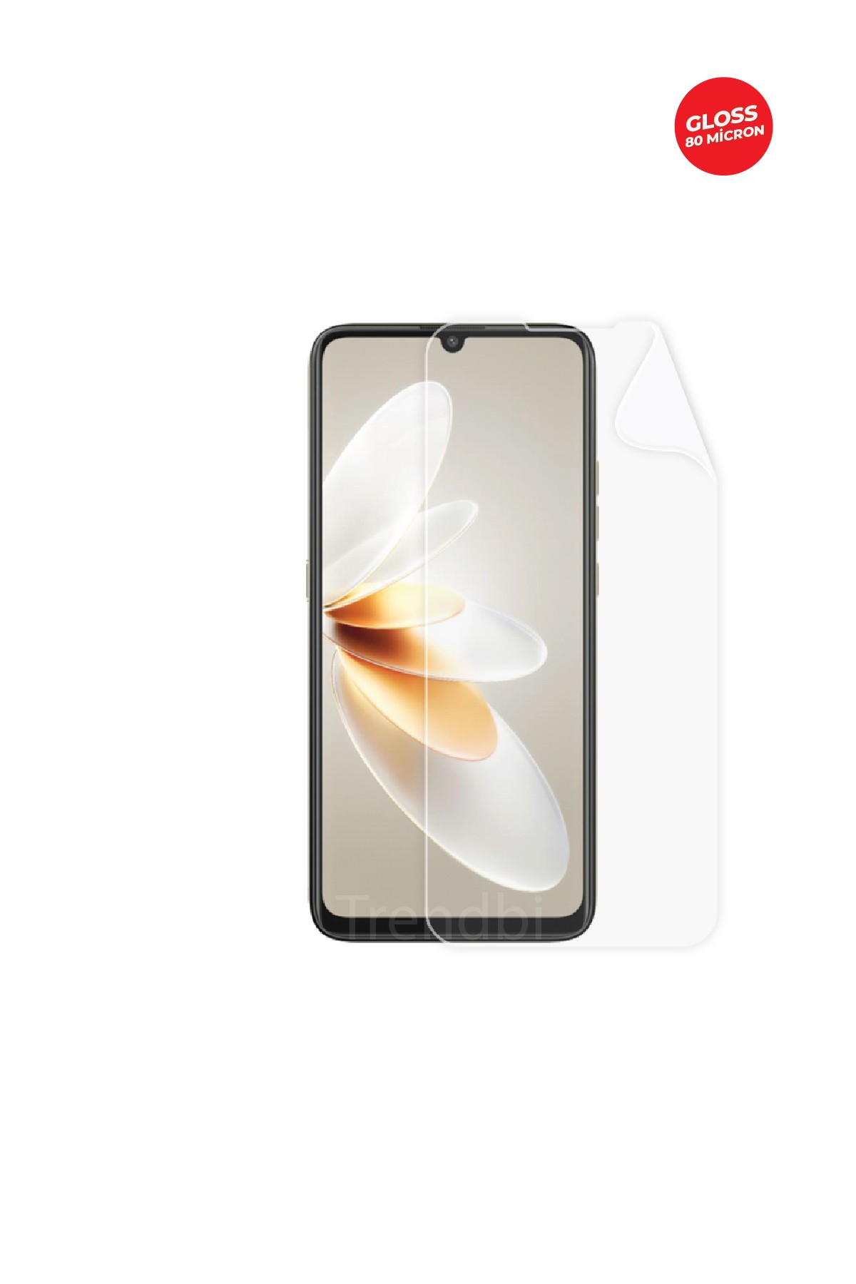 Oukitel C33 - Ekran Koruyucu Parlak Şeffaf TPU Film (80 micron)