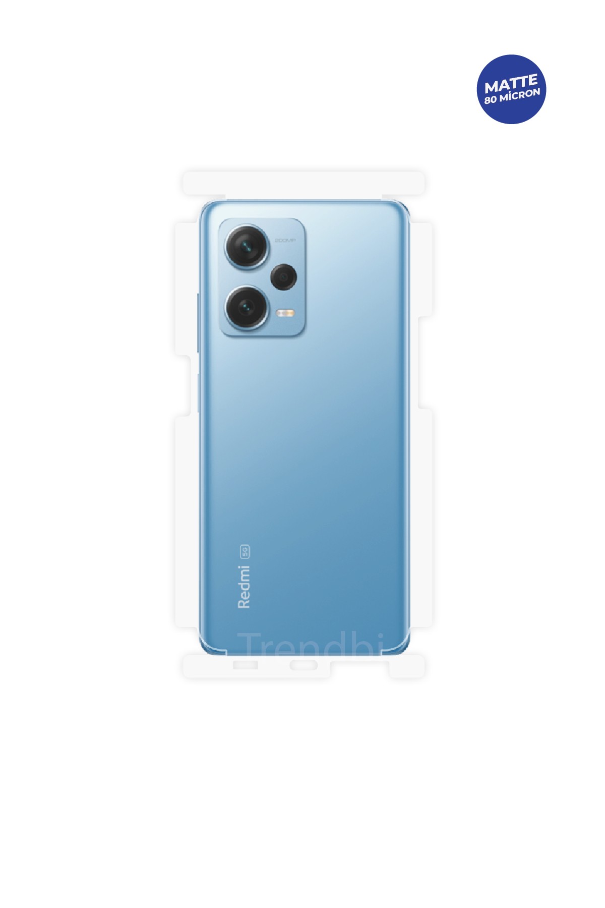 Xiaomi Redmi Note 12 Pro Plus - Arka/Yan Koruyucu Mat TPU Film (80 micron)