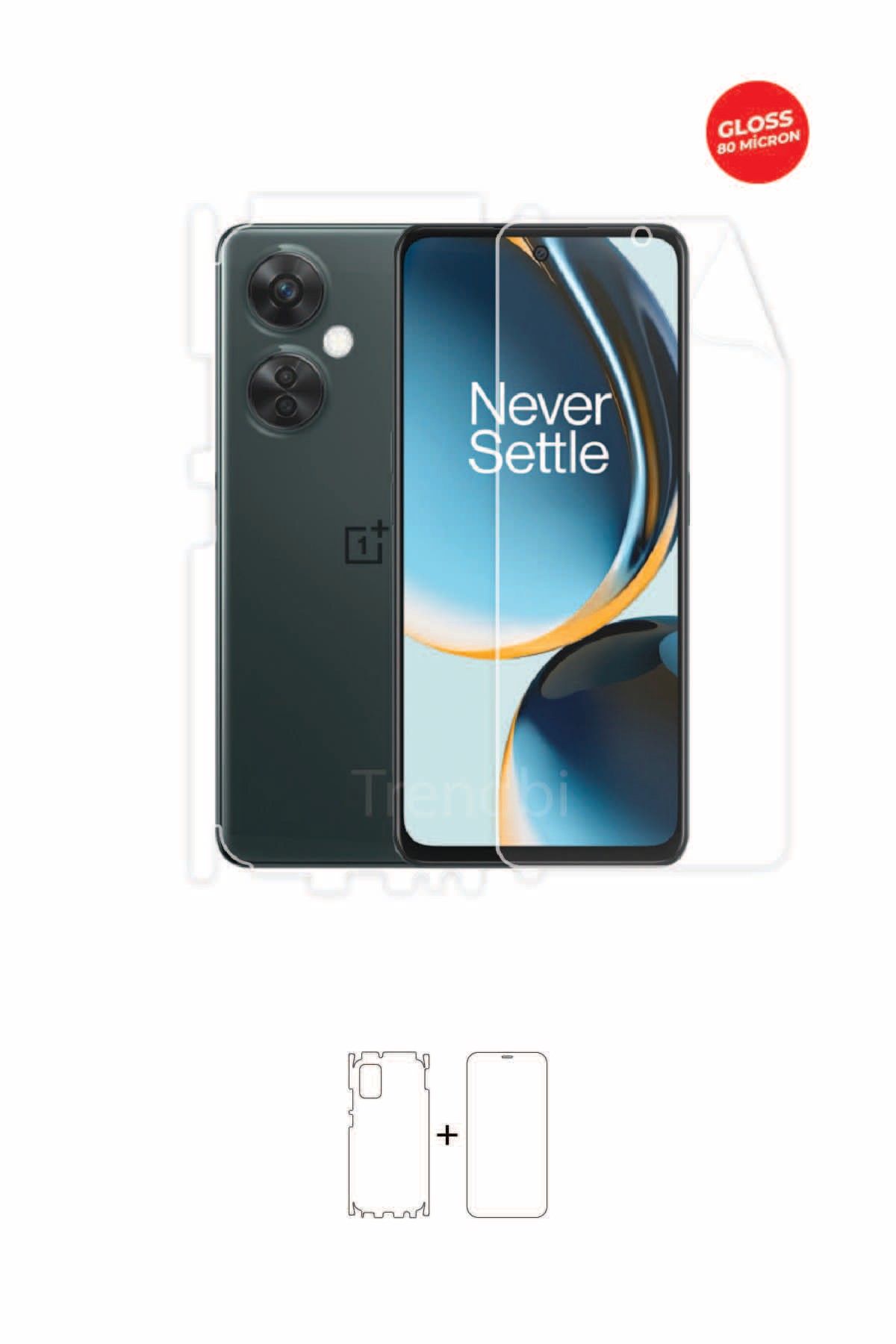 Fullbody Koruyucu Parlak Şeffaf TPU Film (80 micron)