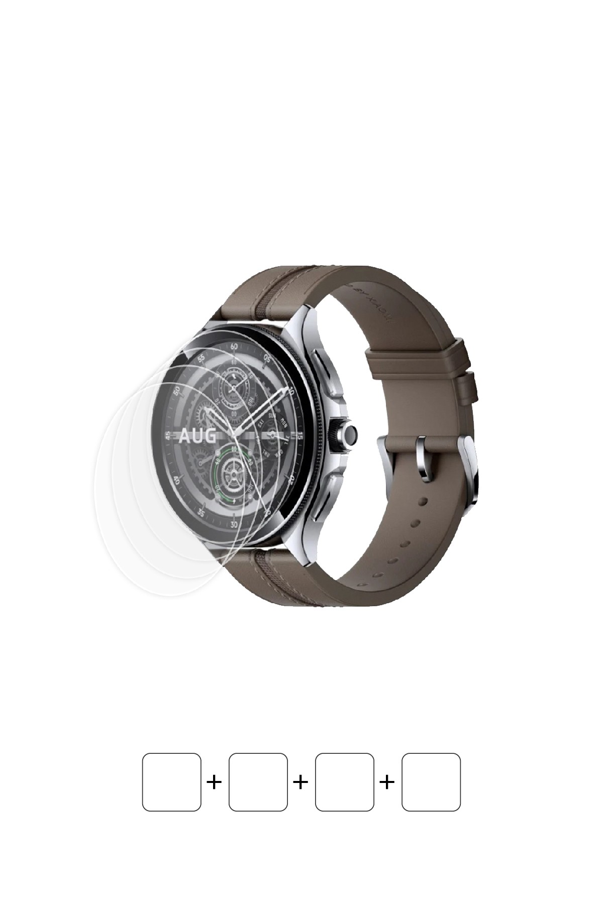 Xiaomi Watch 2 Pro - Ekran Koruyucu Parlak Şeffaf Poliüretan Film (150 mikron)