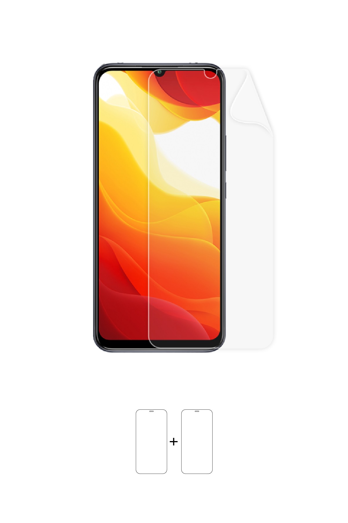 Xiaomi Mi 11 Lite - Ekran Koruyucu Parlak Şeffaf Poliüretan Film (150 mikron)