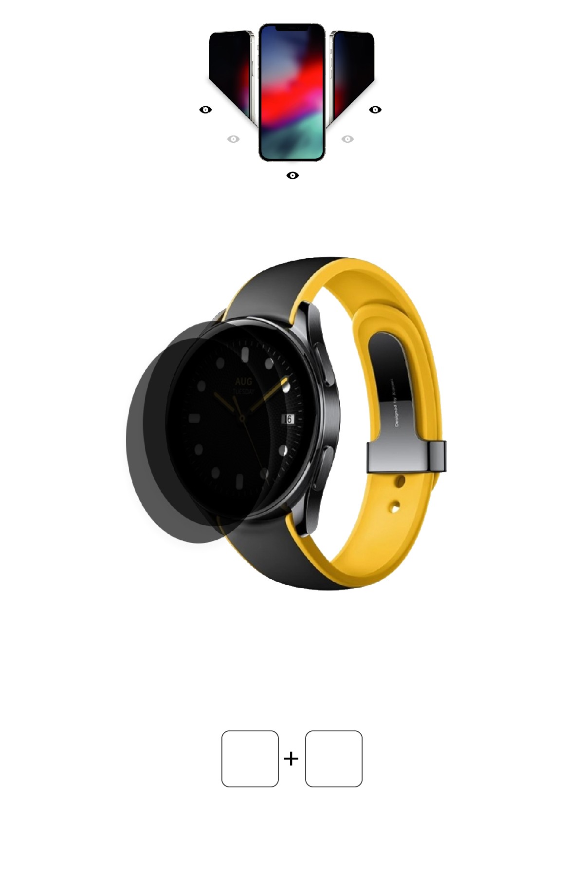 Xiaomi Watch S2 / 46 mm - Mat Hayalet Ekran Koruyucu Film (120 micron)
