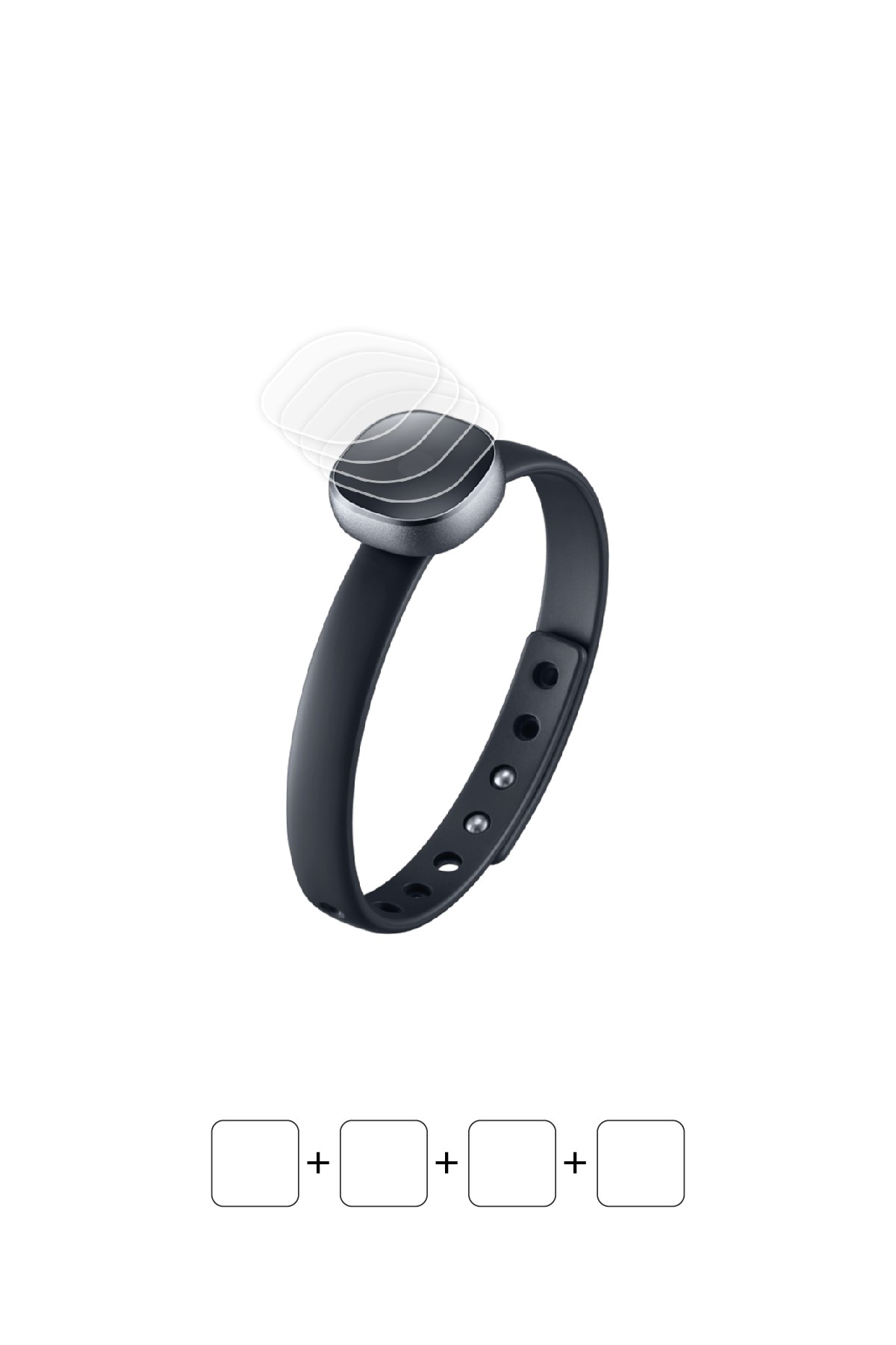 Samsung Smart Charm - Ekran Koruyucu Parlak Şeffaf Poliüretan Film (150 mikron)