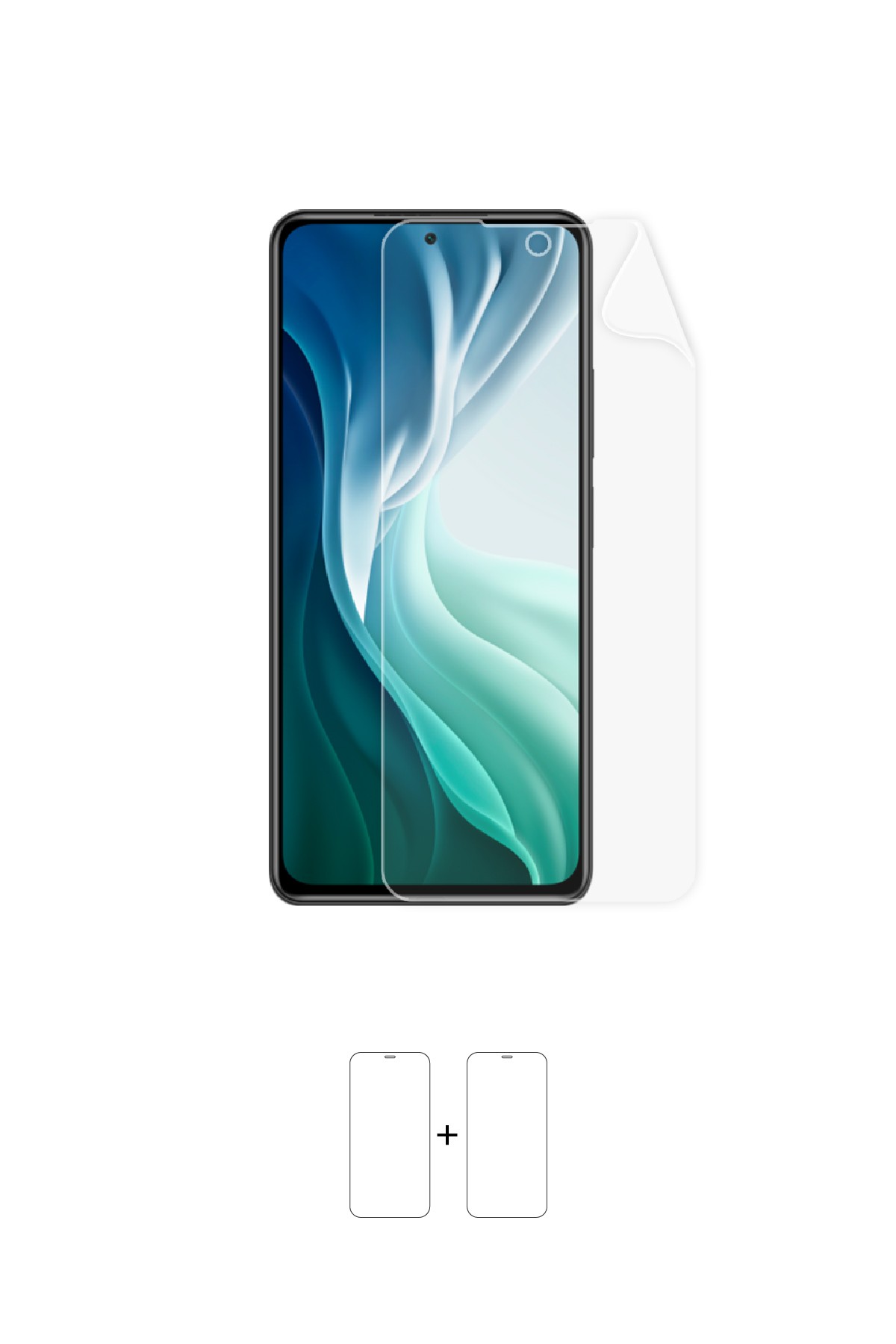 Xiaomi Mi 11i - Ekran Koruyucu Parlak Şeffaf Poliüretan Film (150 mikron)