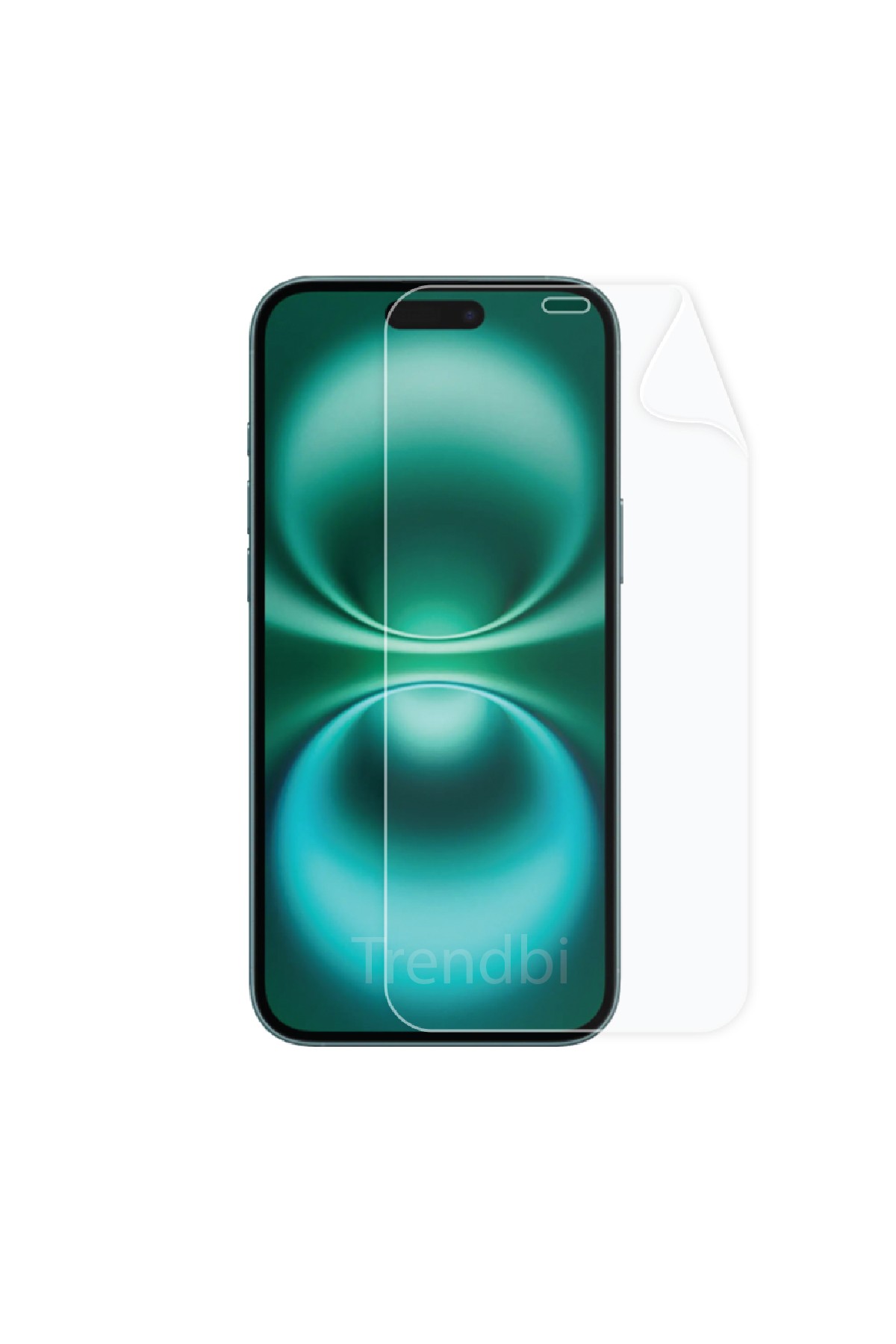 iPhone 16 Plus - Ekran Koruyucu Parlak Şeffaf Poliüretan Film (150 mikron)