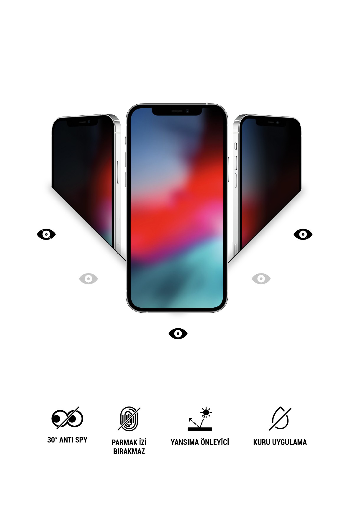 Alcatel 3 2019 - Mat Hayalet Ekran Koruyucu Film (120 micron)
