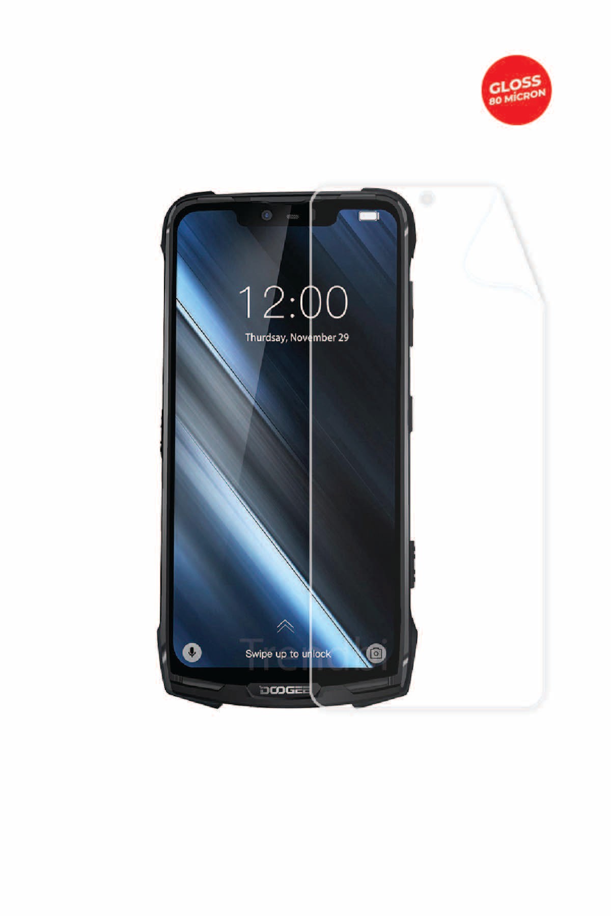 Doogee S90 - Ekran Koruyucu Parlak Şeffaf TPU Film (80 micron)