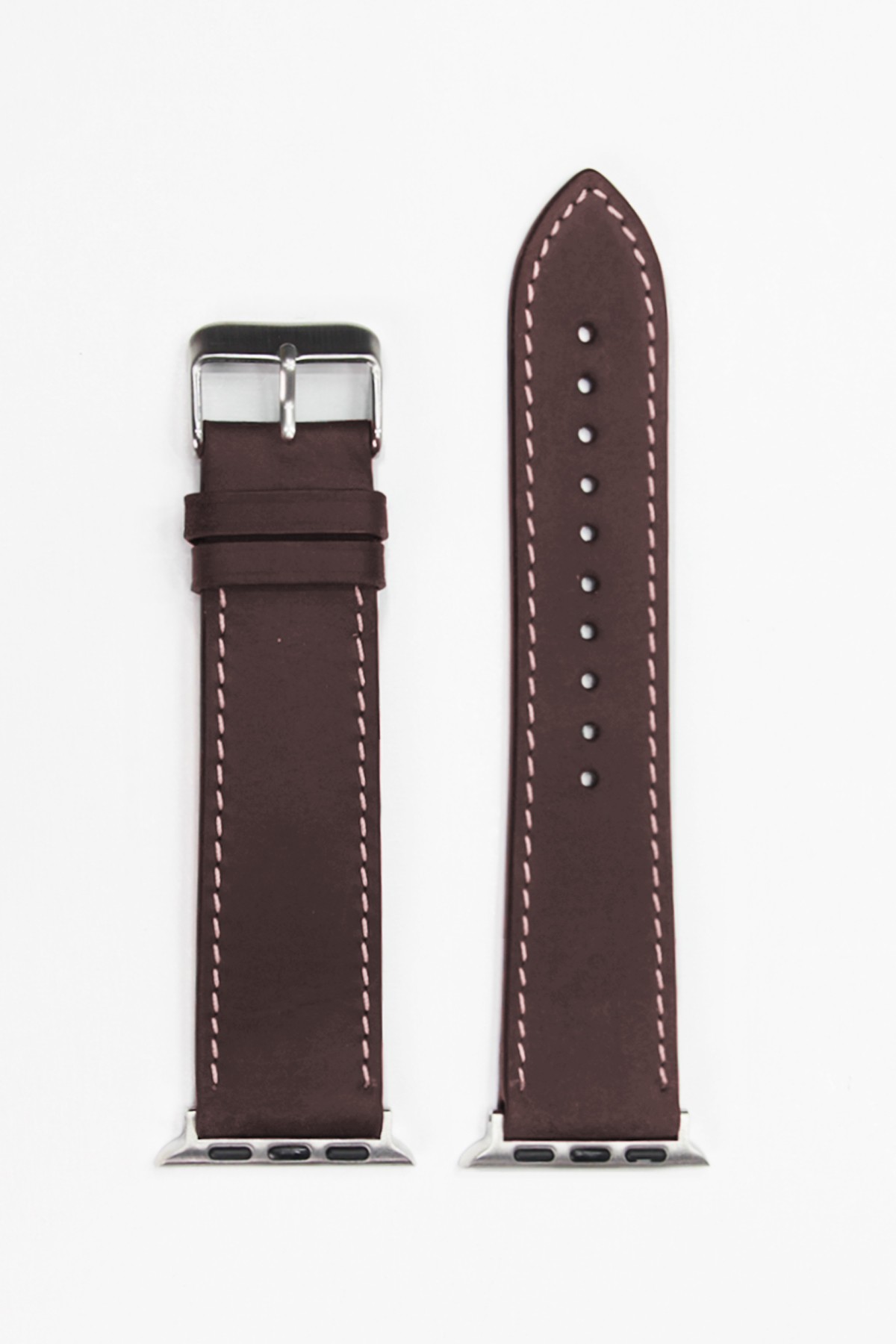 Apple Watch Crazy Deri Kordon Koyu Mürdüm - 38/40/41 mm