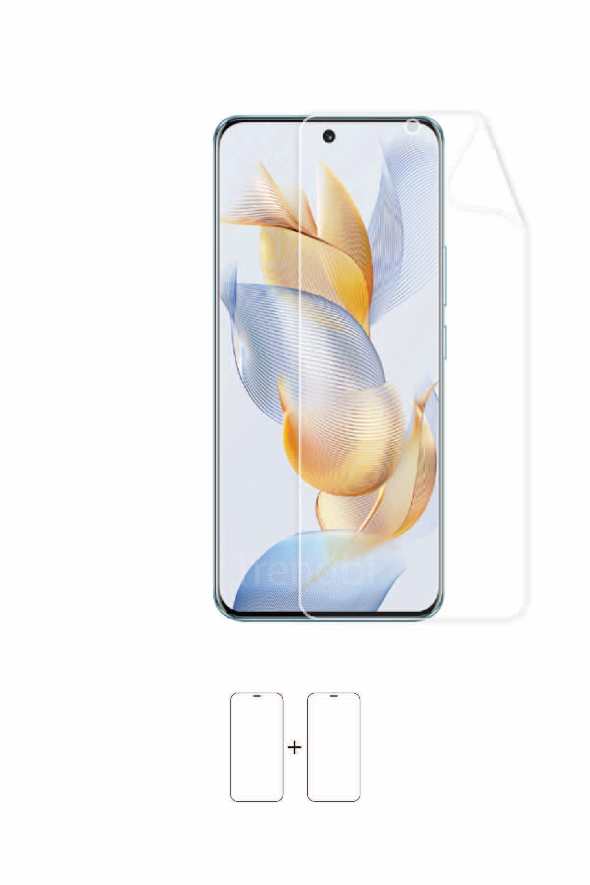 Honor 90 - Ekran Koruyucu Parlak Şeffaf Poliüretan Film (150 mikron)