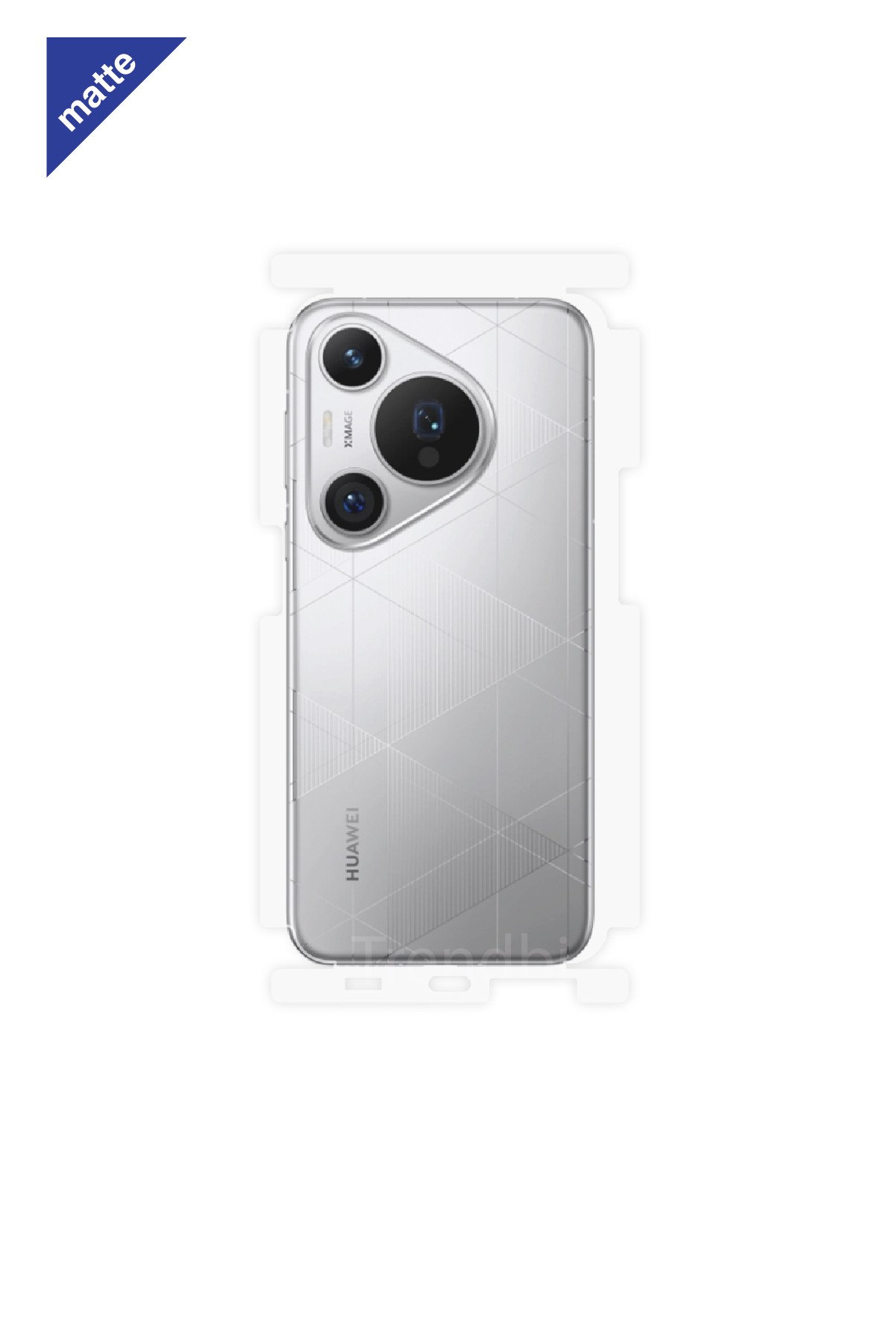 Huawei Pura 70 Pro Plus - Arka/Yan Koruyucu Mat Şeffaf Poliüretan Film (150 micron)