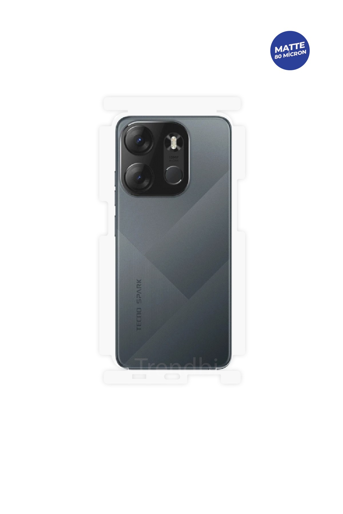 Tecno Spark Go 2023 - Arka/Yan Koruyucu Mat TPU Film (80 micron)