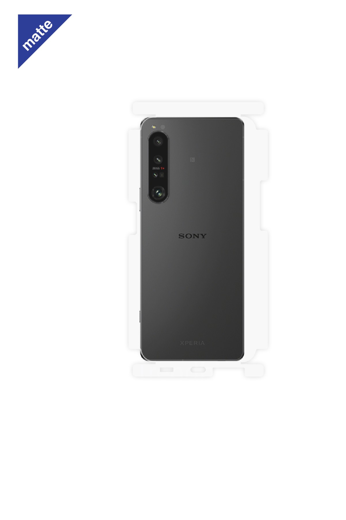 Sony Xperia 1 VI - Arka/Yan Koruyucu Mat Şeffaf Poliüretan Film (150 micron)