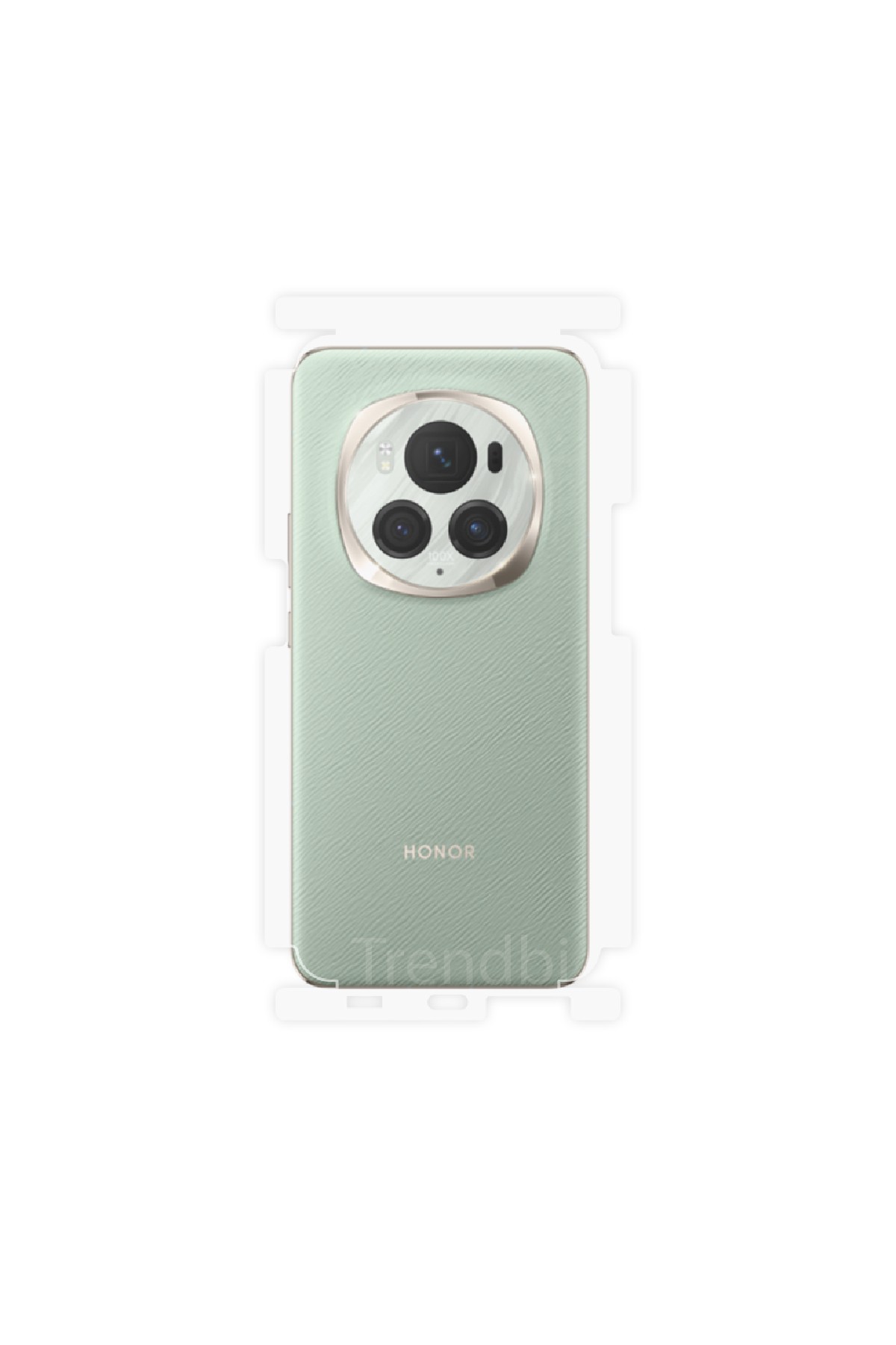Honor Magic 6 Pro - Arka/Yan Koruyucu Parlak Şeffaf Poliüretan Film (150 micron)