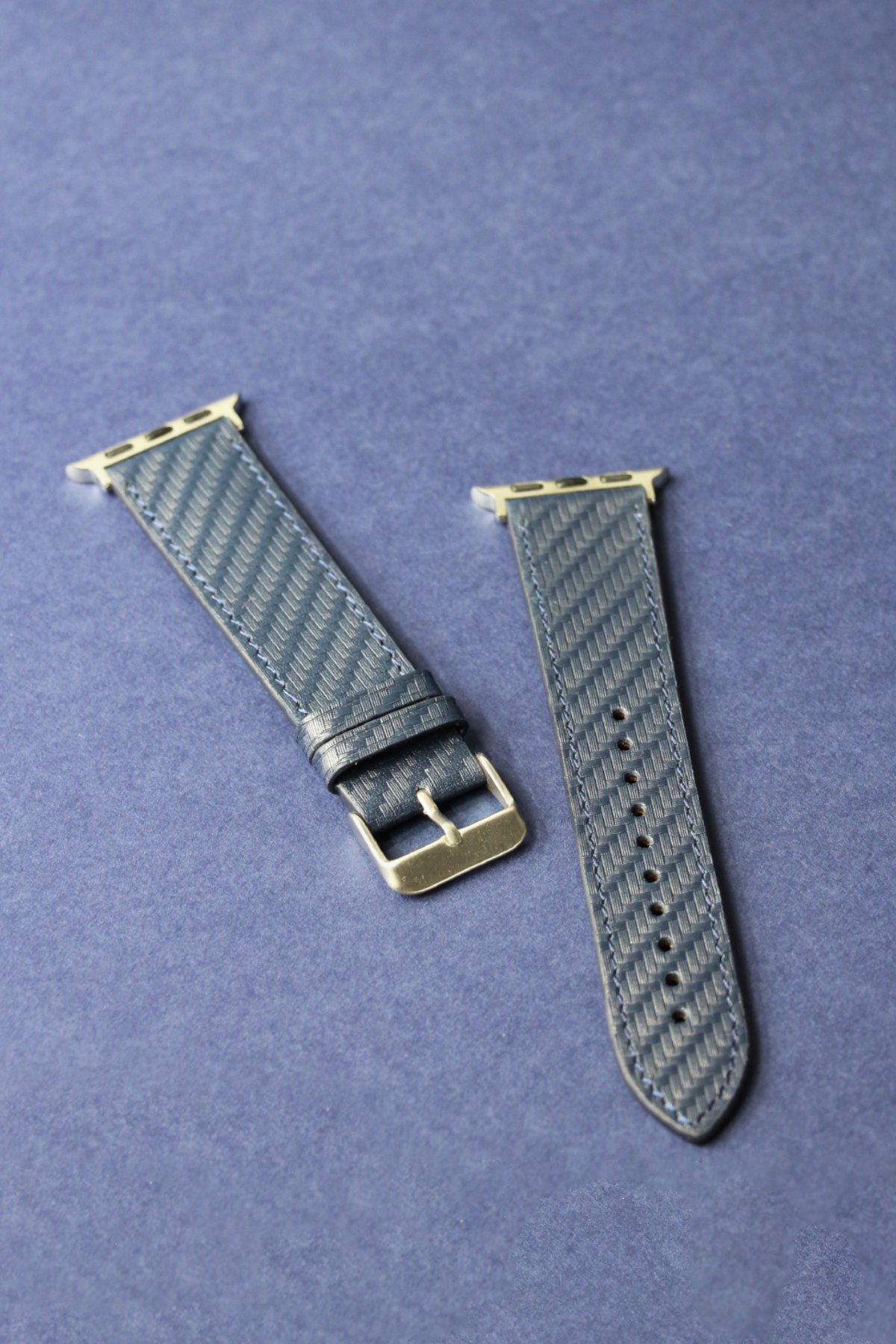 Apple Watch Karbon Kordon Lacivert - 38/40/41 mm