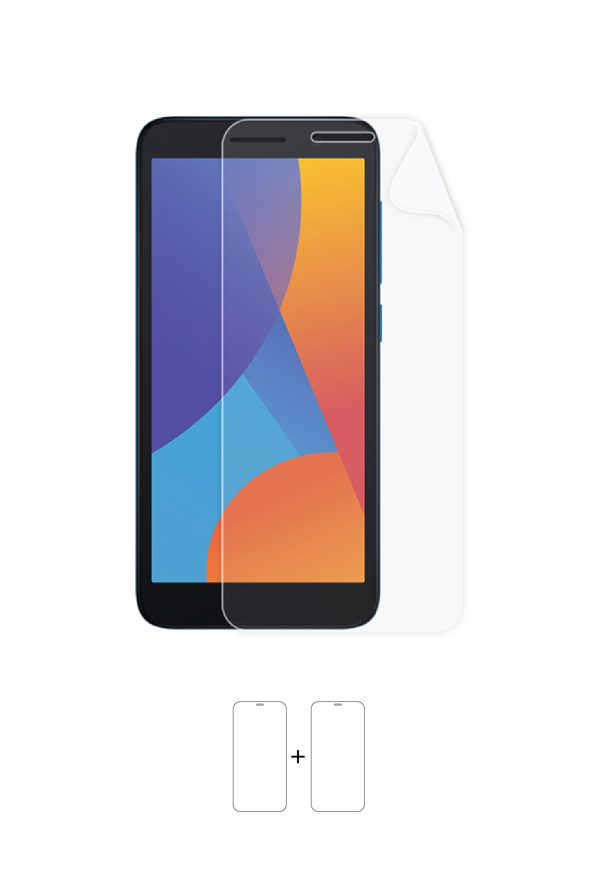 Alcatel Go 1 2021 - Ekran Koruyucu Parlak Şeffaf Poliüretan Film (150 mikron)