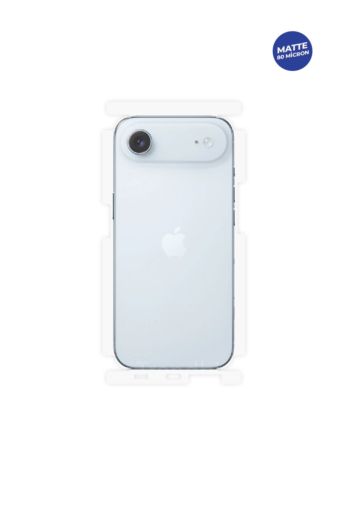 iPhone 17 Air - Arka/Yan Koruyucu Mat TPU Film (80 micron)