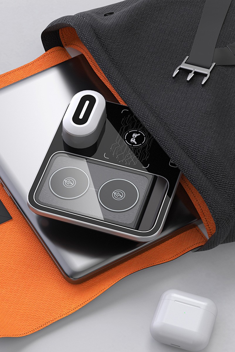 15W Hızlı Wireless Kablosuz Şarj Standı 4 in 1 Masaüstü İstasyon -iPhone-android-watch-airpods Uyumlu