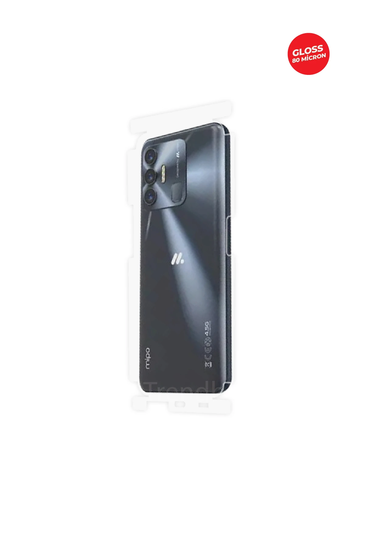 Arka/Yan Koruyucu Parlak Şeffaf TPU Film (80 micron)