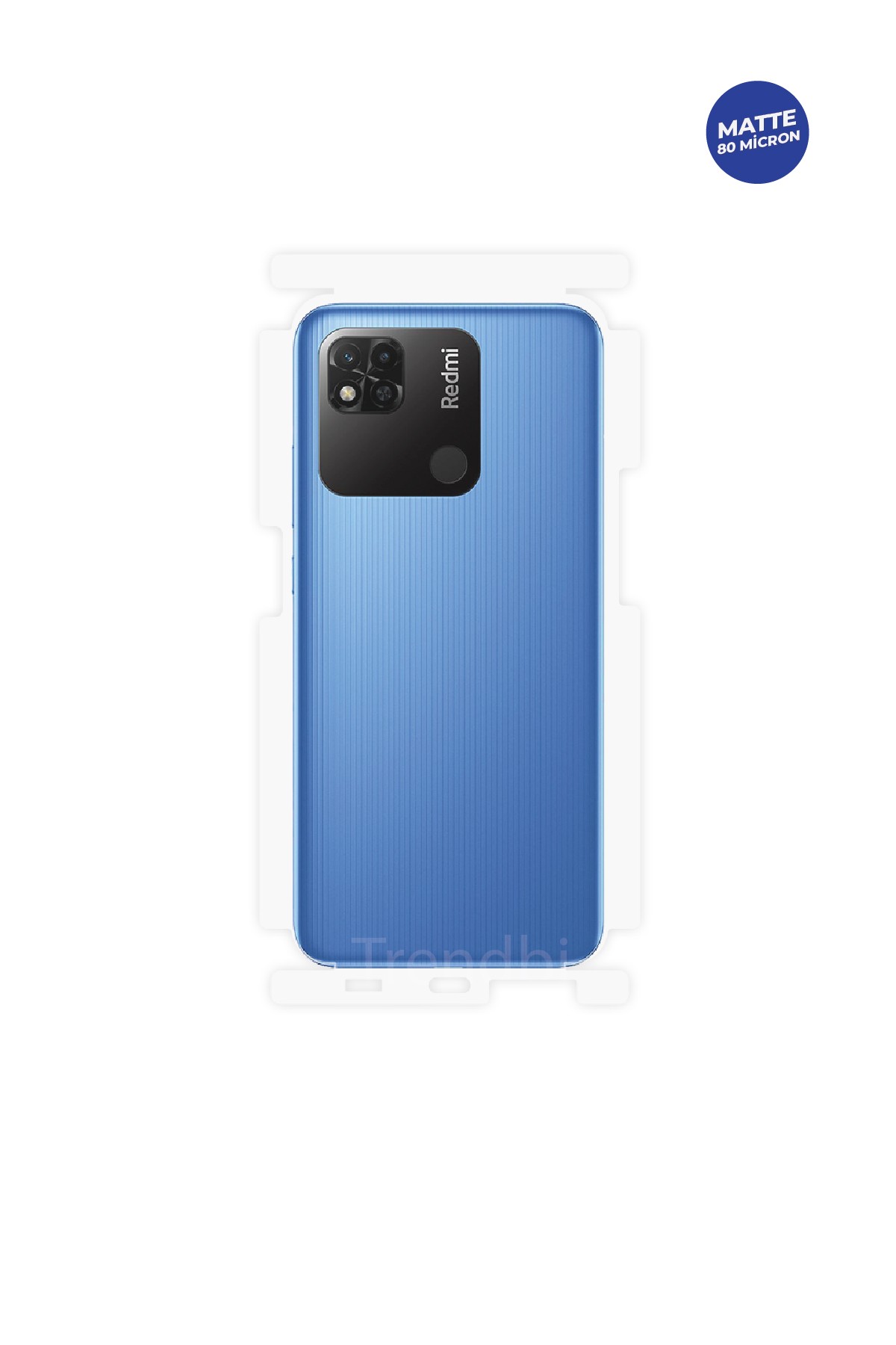 Xiaomi Redmi 10A - Arka/Yan Koruyucu Mat TPU Film (80 micron)