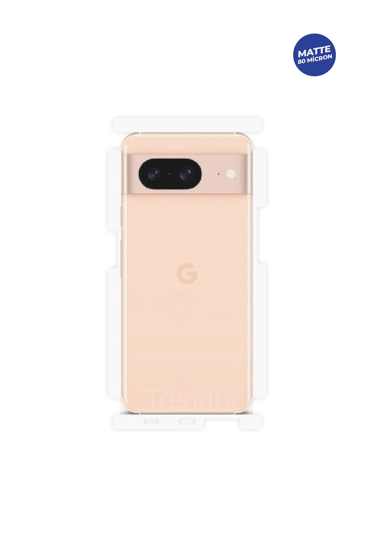 Google Pixel 8 - Arka/Yan Koruyucu Mat TPU Film (80 micron)