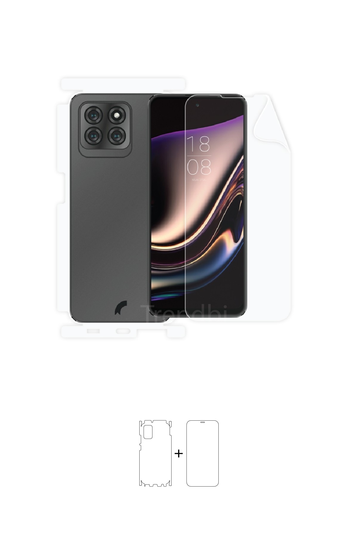 Reeder s71 - Fullbody Koruyucu Parlak Şeffaf Poliüretan Film (150 micron)