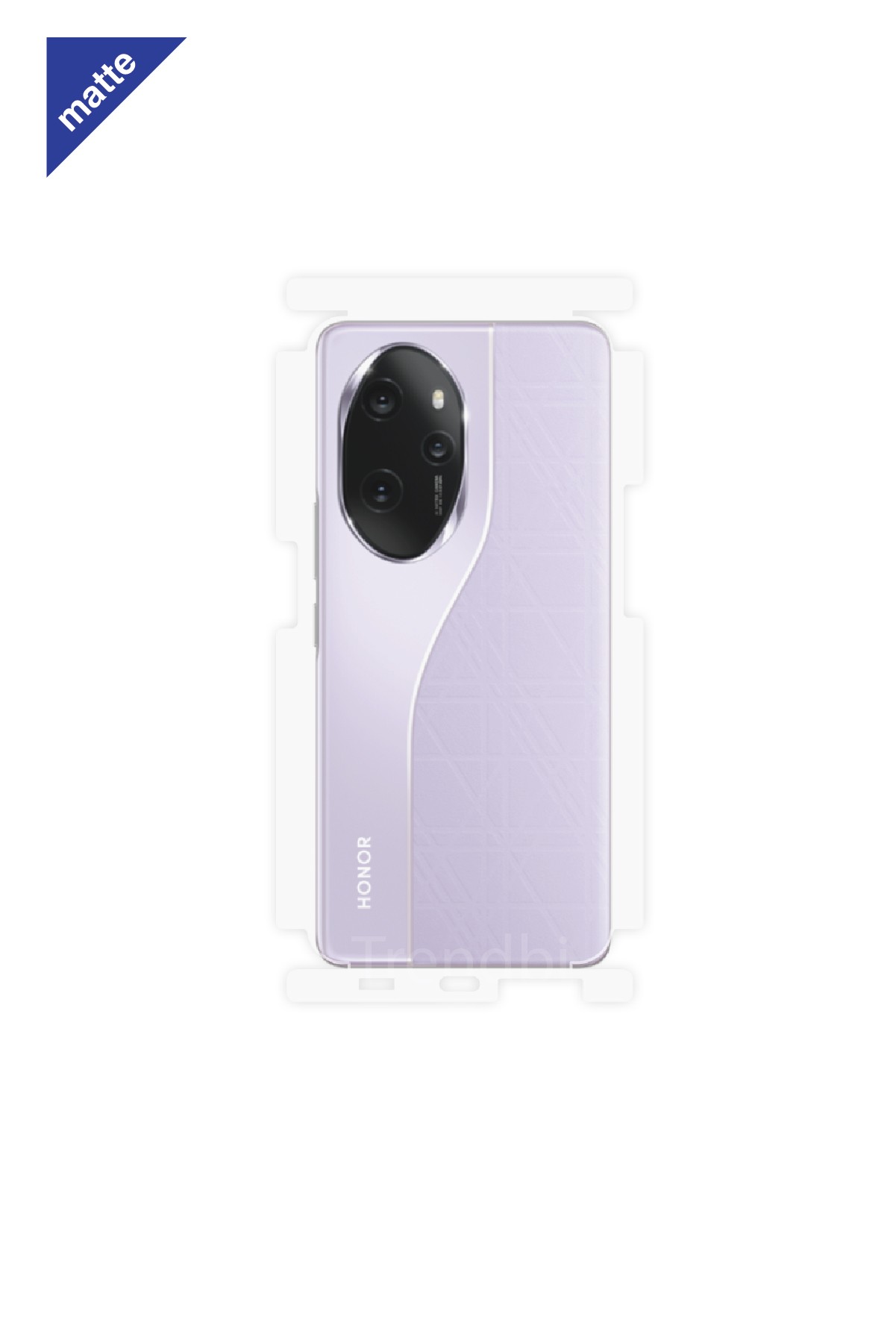 Honor 100 Pro - Arka/Yan Koruyucu Mat Şeffaf Poliüretan Film (150 micron)