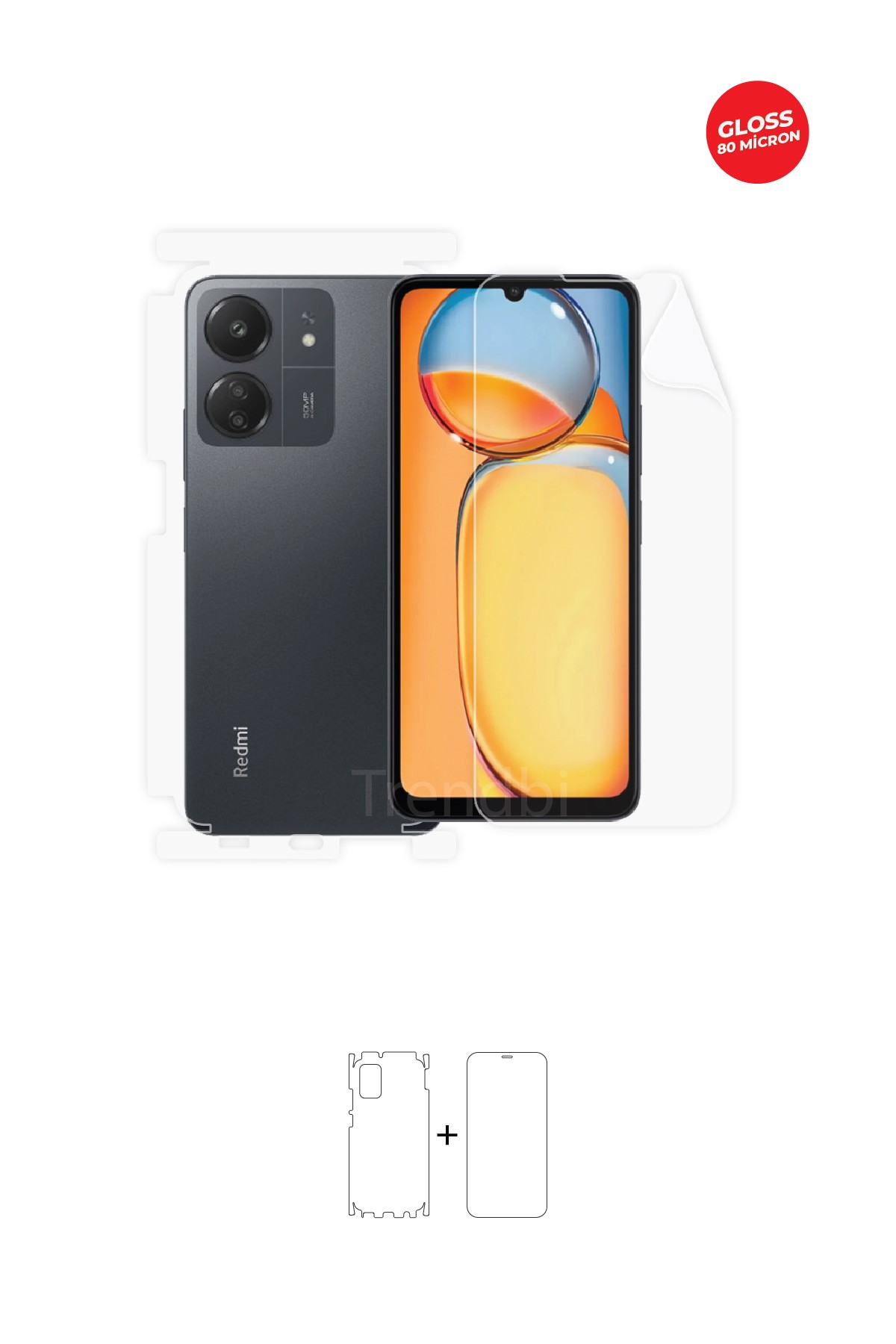 Fullbody Koruyucu Parlak Şeffaf TPU Film (80 micron)
