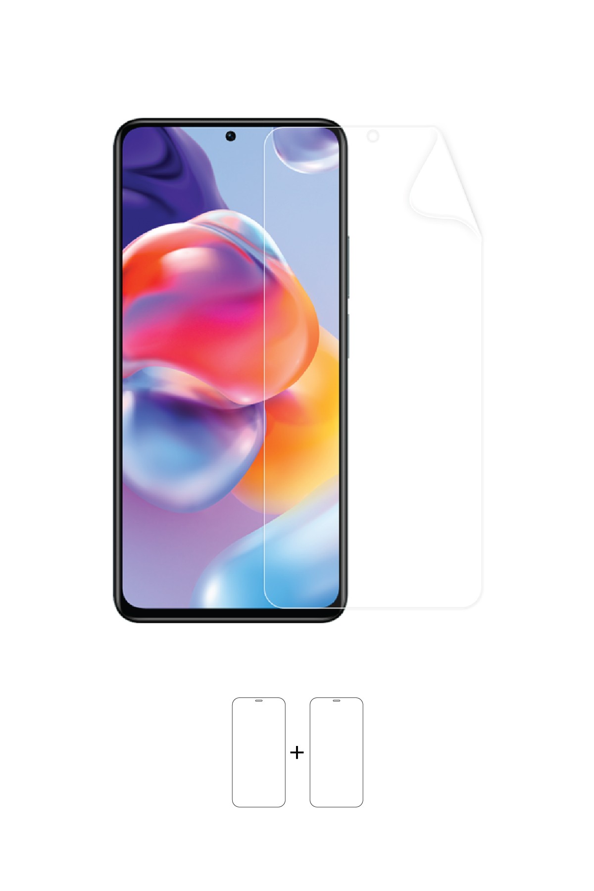 Xiaomi Redmi Note 11 Pro Plus 5G - Ekran Koruyucu Parlak Şeffaf Poliüretan Film (150 mikron)