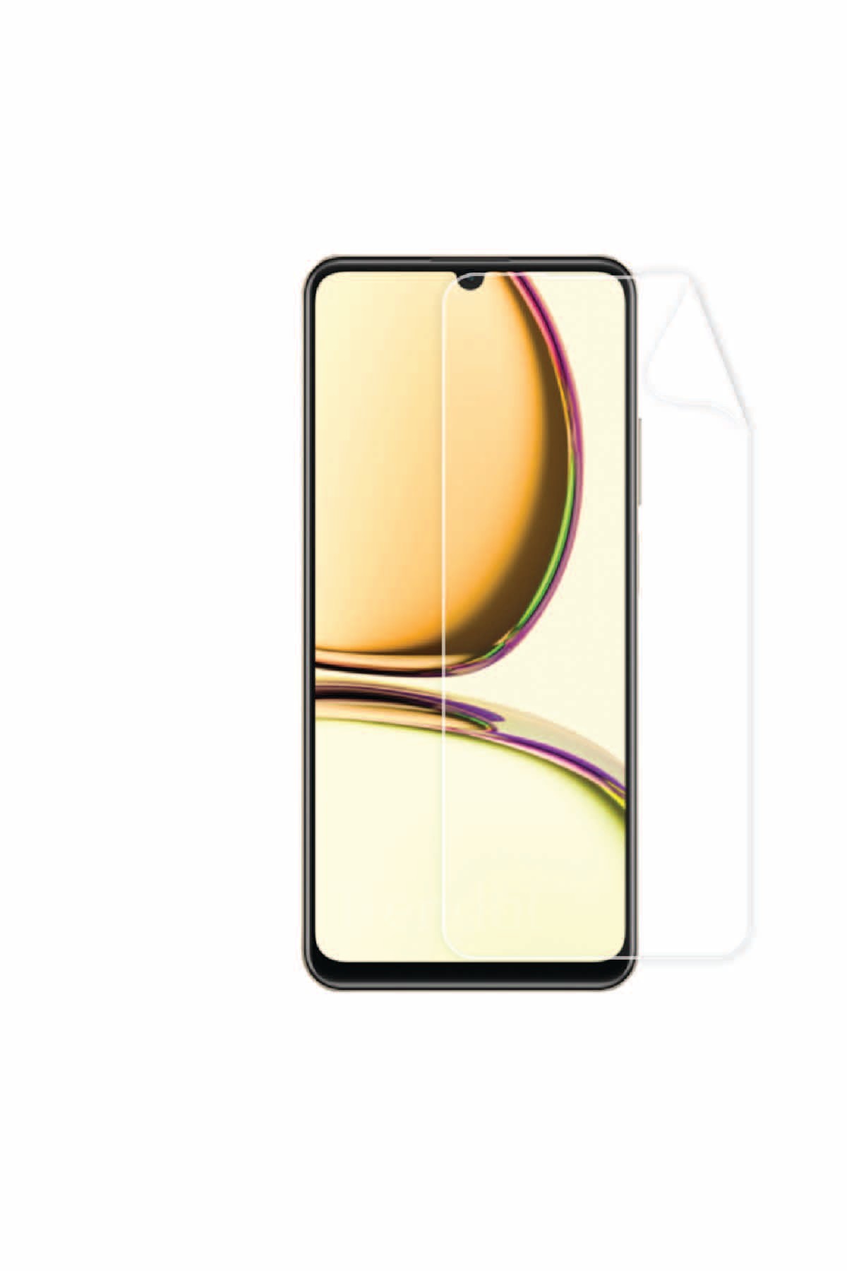 Realme C53 - Ekran Koruyucu Parlak Şeffaf Poliüretan Film (150 mikron)