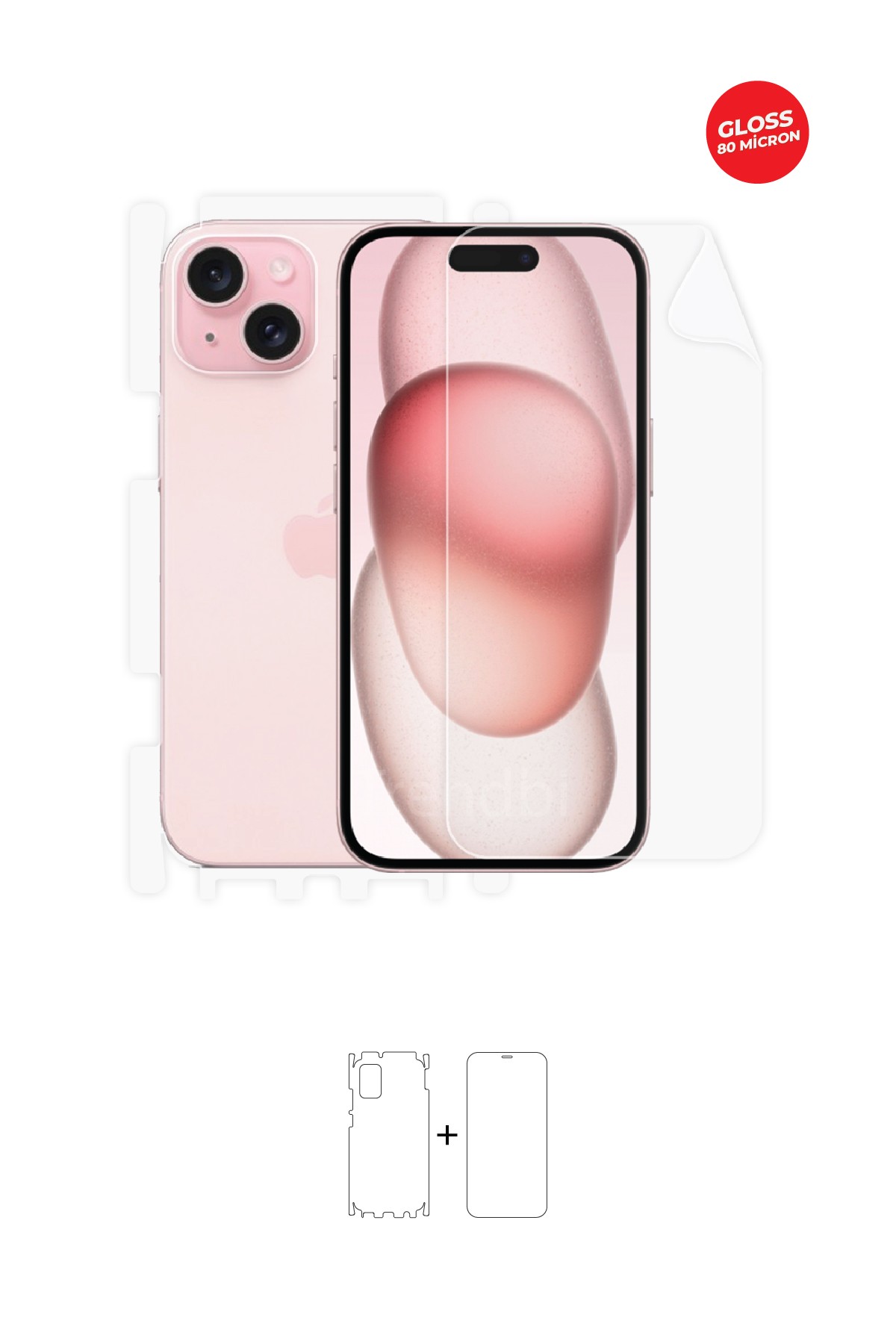 Fullbody Koruyucu Parlak Şeffaf TPU Film (80 micron)