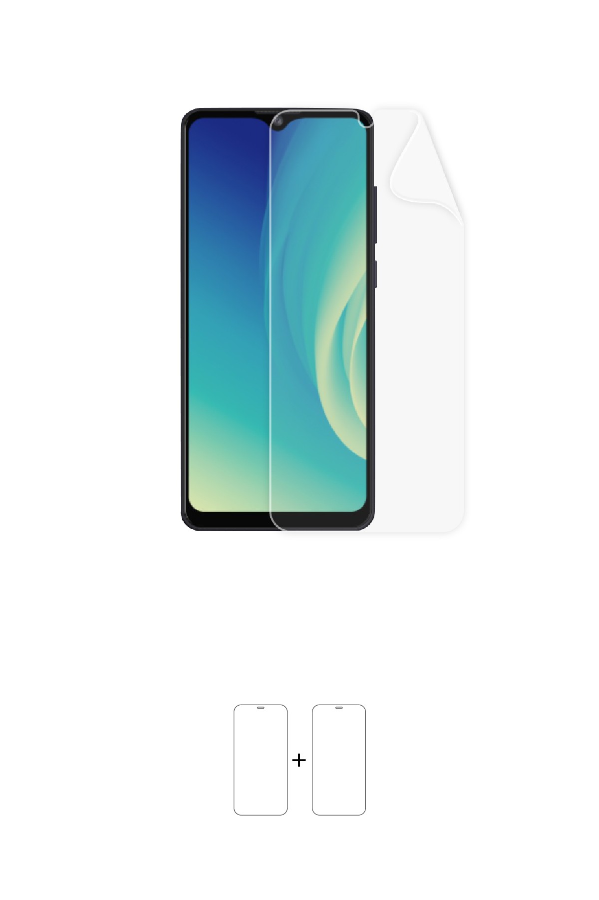 ZTE Blade A7s 2020 - Ekran Koruyucu Parlak Şeffaf Poliüretan Film (150 mikron)