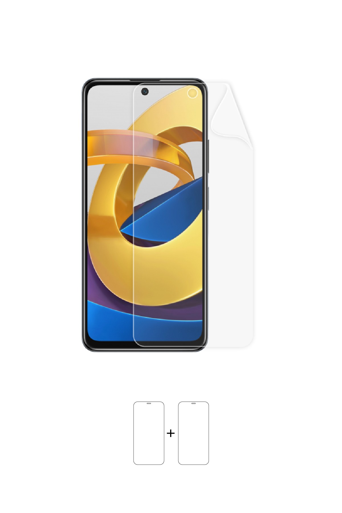 Xiaomi Poco X4 Pro 5G - Ekran Koruyucu Parlak Şeffaf Poliüretan Film (150 mikron)