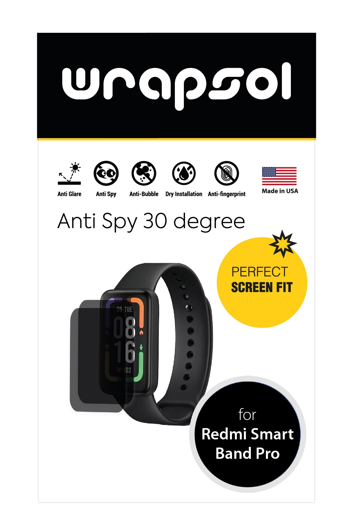 Xiaomi Redmi Smart Band Pro - Mat Hayalet Ekran Koruyucu Film (120 micron)