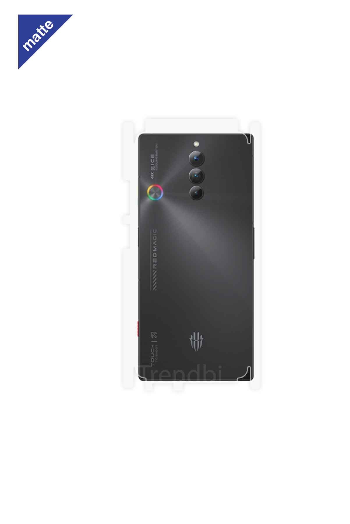 ZTE Nubia Red Magic 8S Pro - Arka/Yan Koruyucu Mat Şeffaf Poliüretan Film (150 micron)