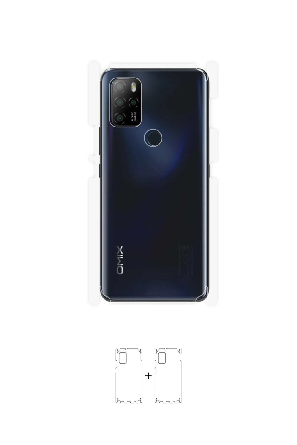 Omix X500 - Arka/Yan Koruyucu Parlak Şeffaf Poliüretan Film (150 micron)