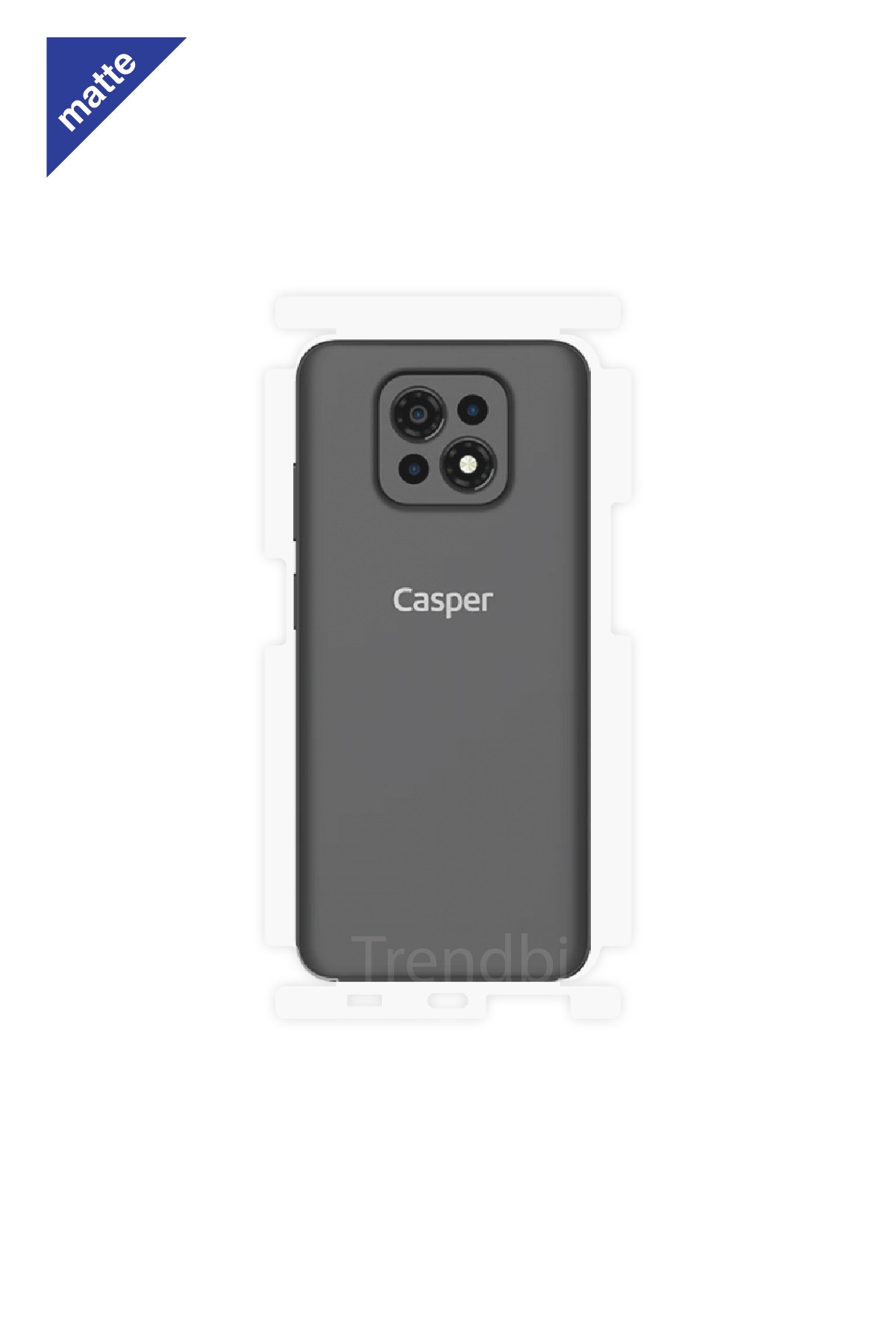 Casper Via M35 - Arka/Yan Koruyucu Mat Şeffaf Poliüretan Film (150 micron)