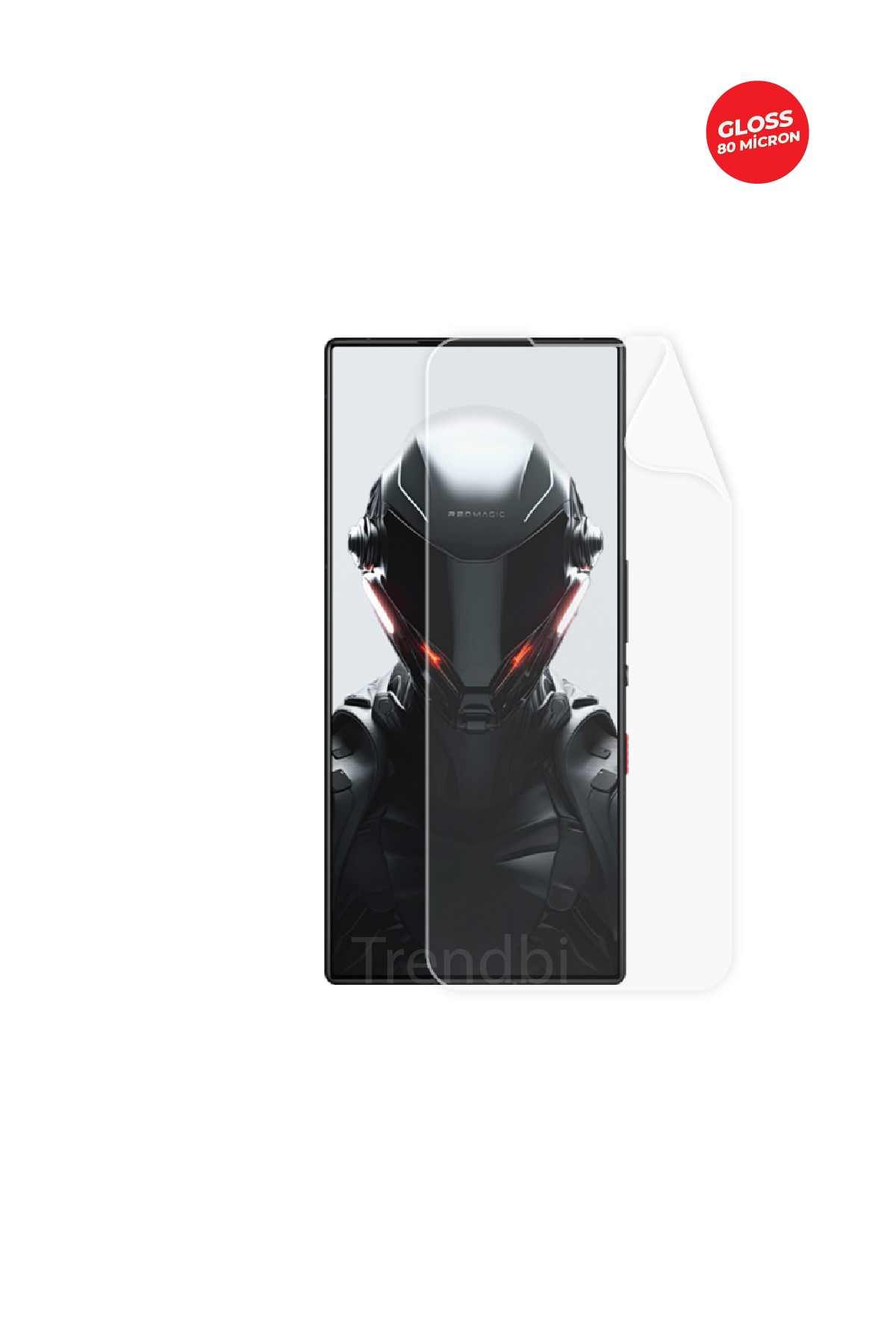 ZTE Nubia Red Magic 9 Pro - Ekran Koruyucu Parlak Şeffaf TPU Film (80 micron)