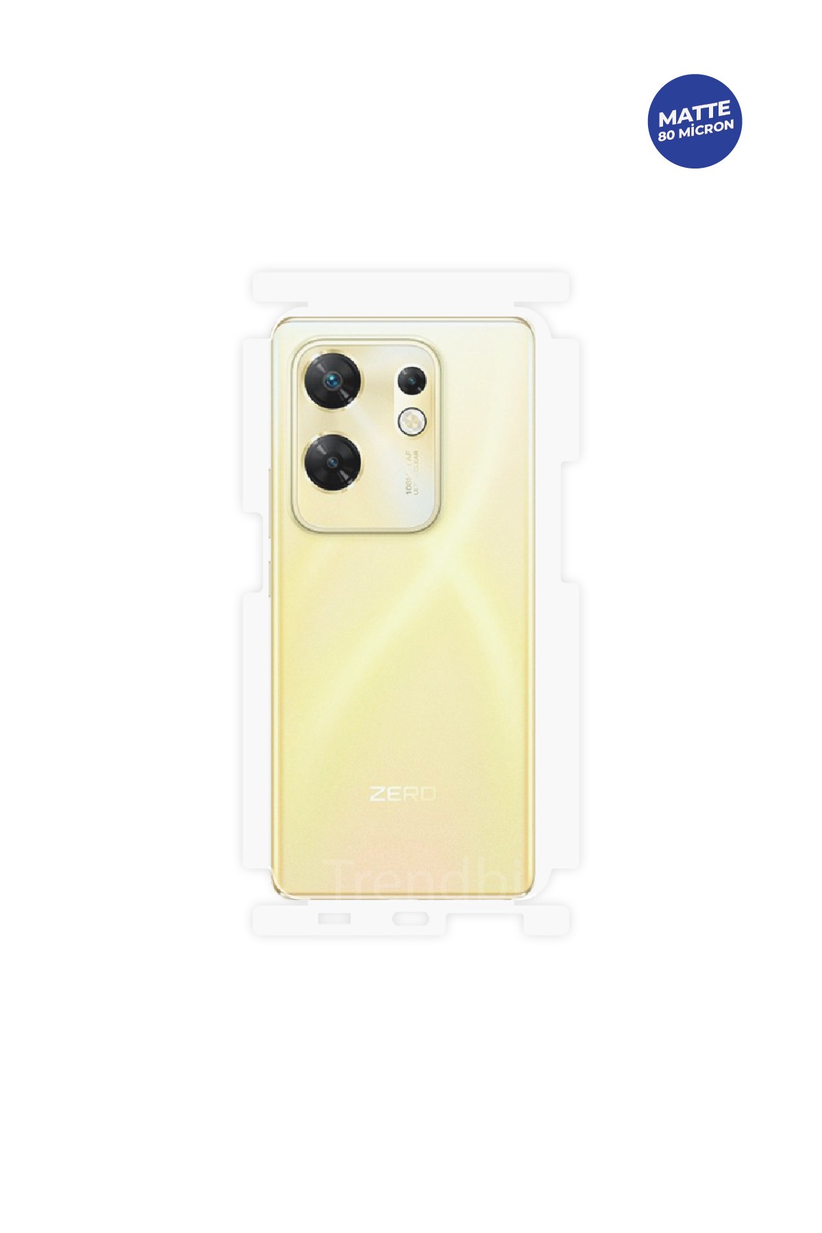Infinix Zero 30 - Arka/Yan Koruyucu Mat TPU Film (80 micron)