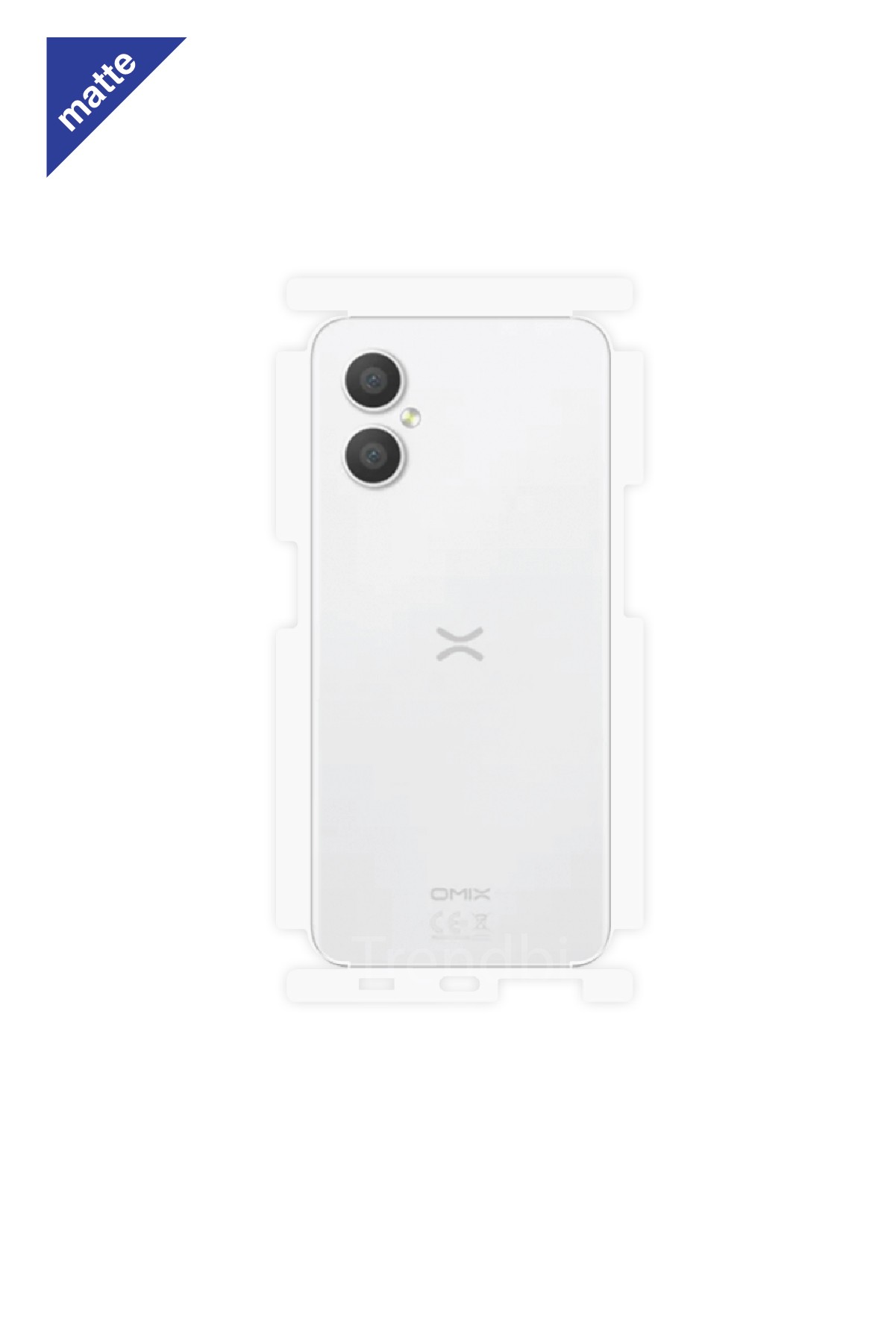 Omix X3 - Arka/Yan Koruyucu Mat Şeffaf Poliüretan Film (150 micron)