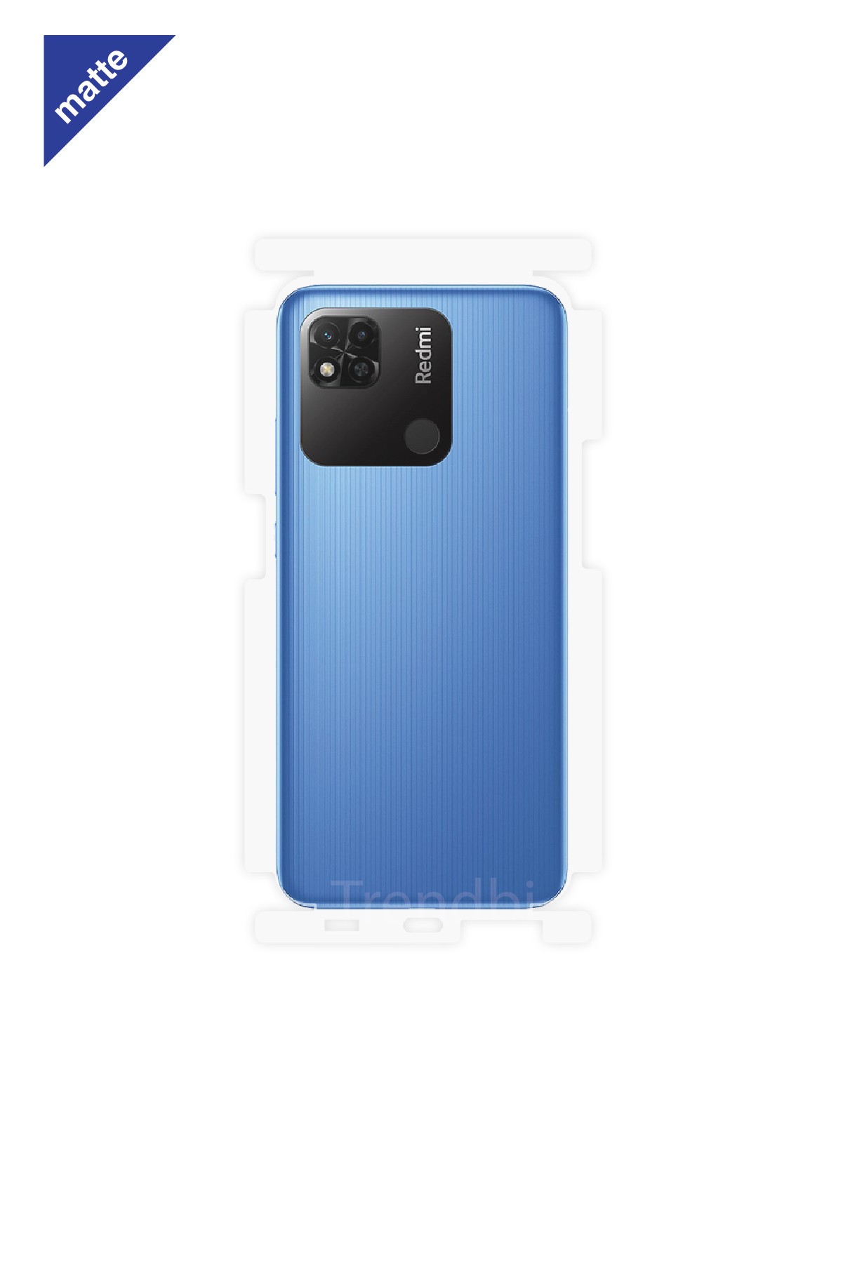 Xiaomi Redmi 10A - Arka/Yan Koruyucu Mat Şeffaf Poliüretan Film (150 micron)