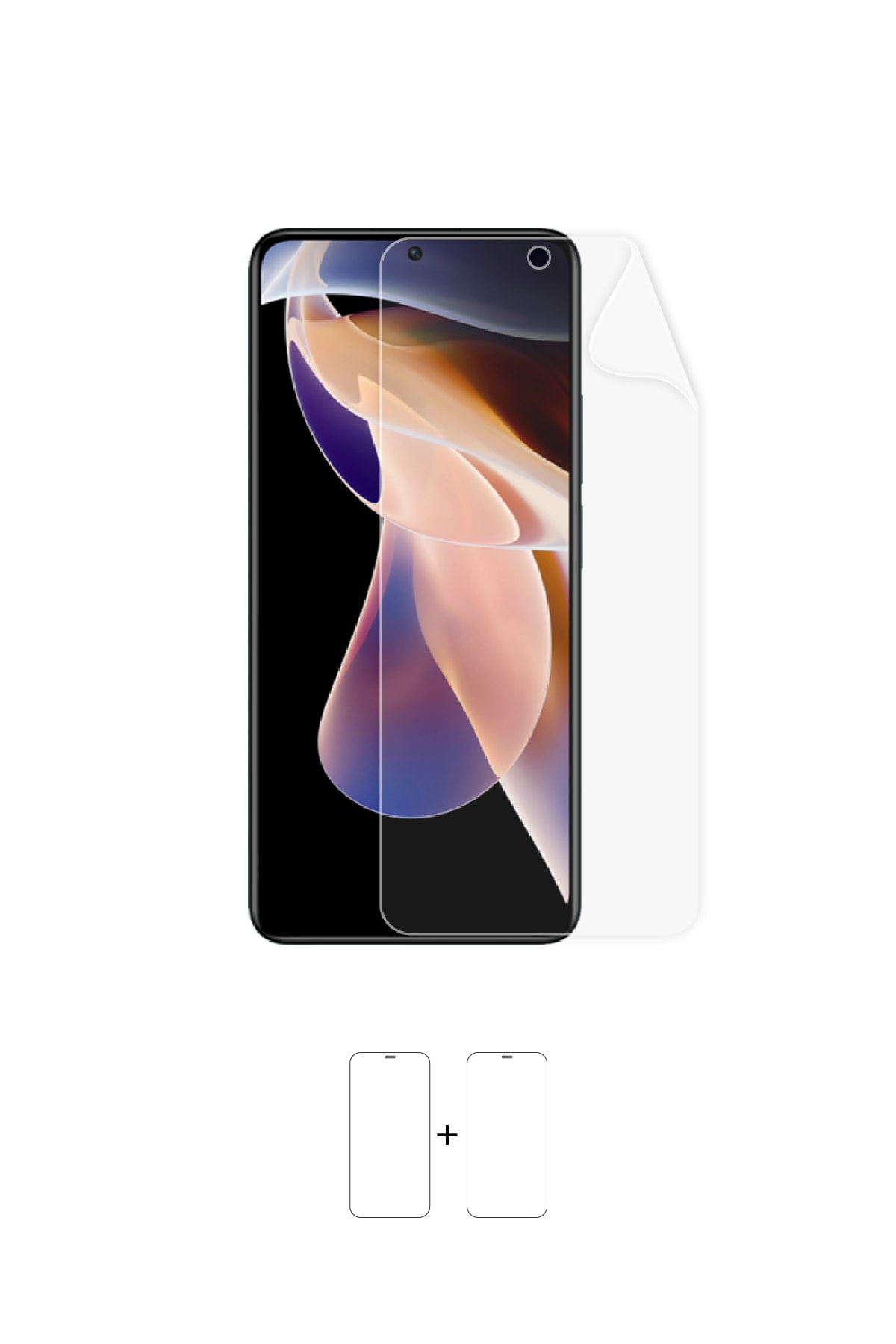 Xiaomi Redmi Note 11 Pro - Ekran Koruyucu Parlak Şeffaf Poliüretan Film (150 mikron)