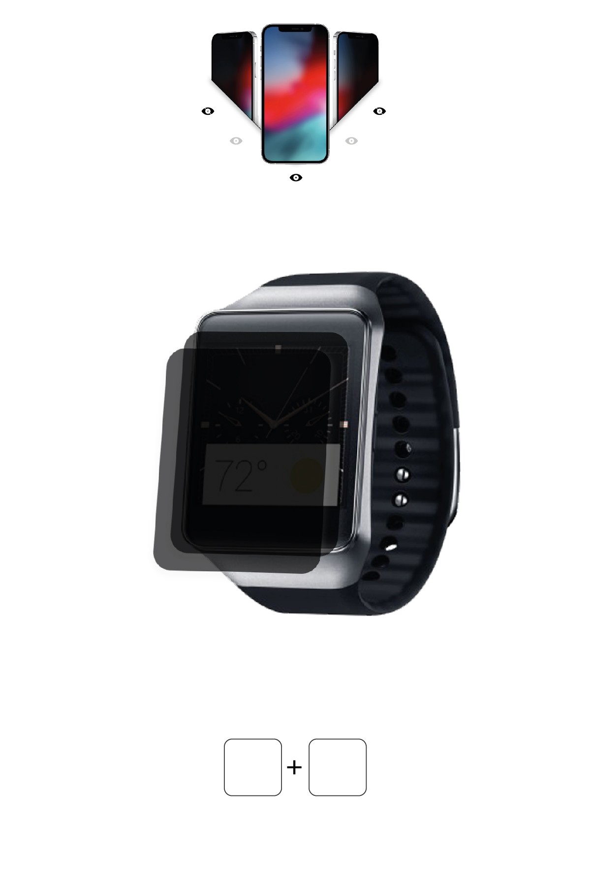 Samsung Gear Live - Mat Hayalet Ekran Koruyucu Film (120 micron)