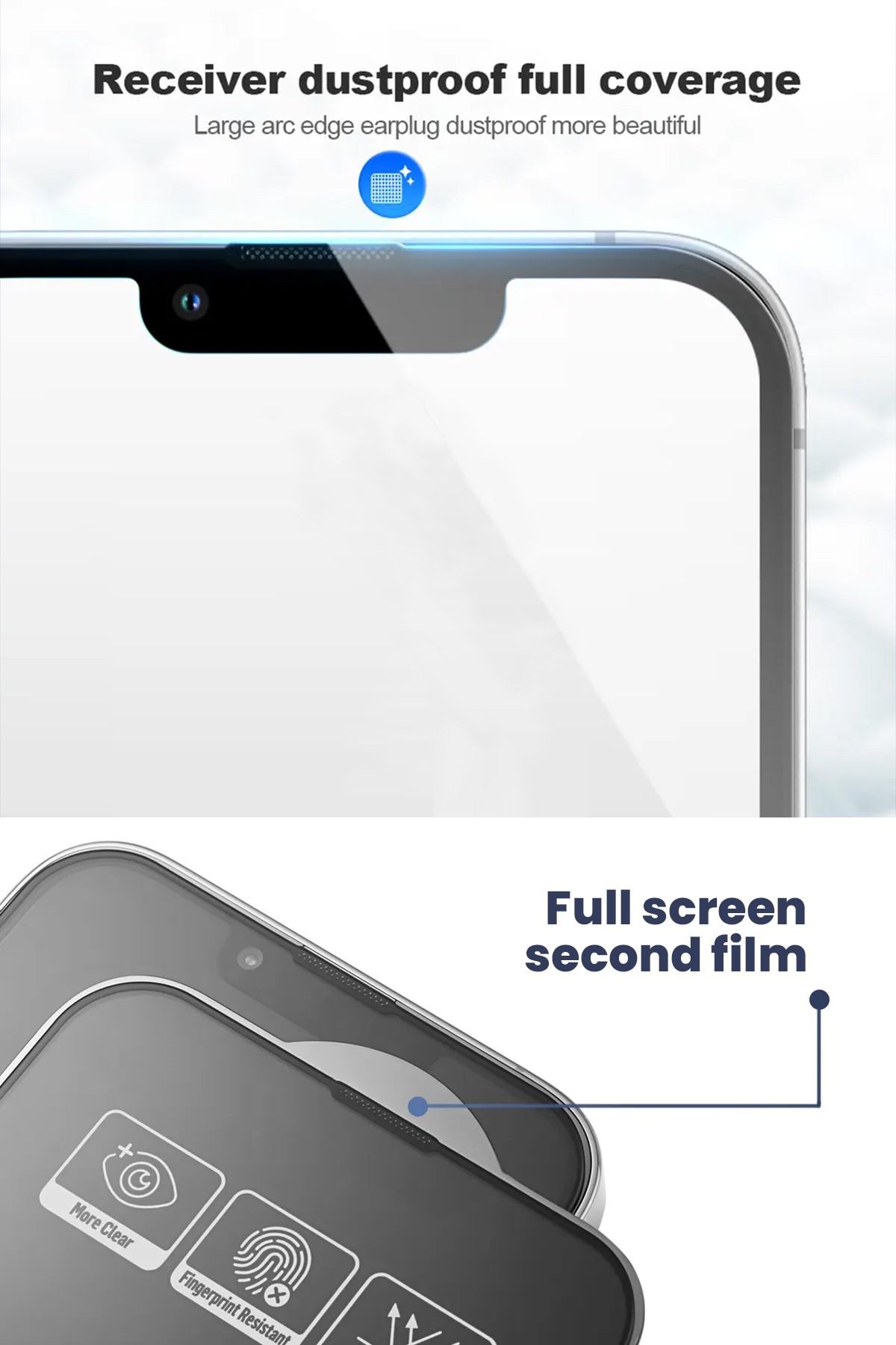iPhone 16 Kırılmaz Cam Aparatlı Premium Ekran Koruyucu