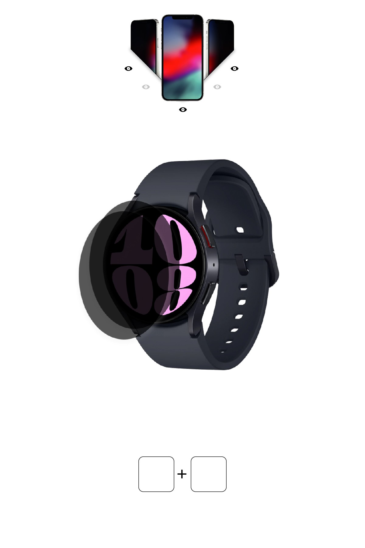 Samsung Galaxy Watch 6 40 mm - Mat Hayalet Ekran Koruyucu Film (120 micron)
