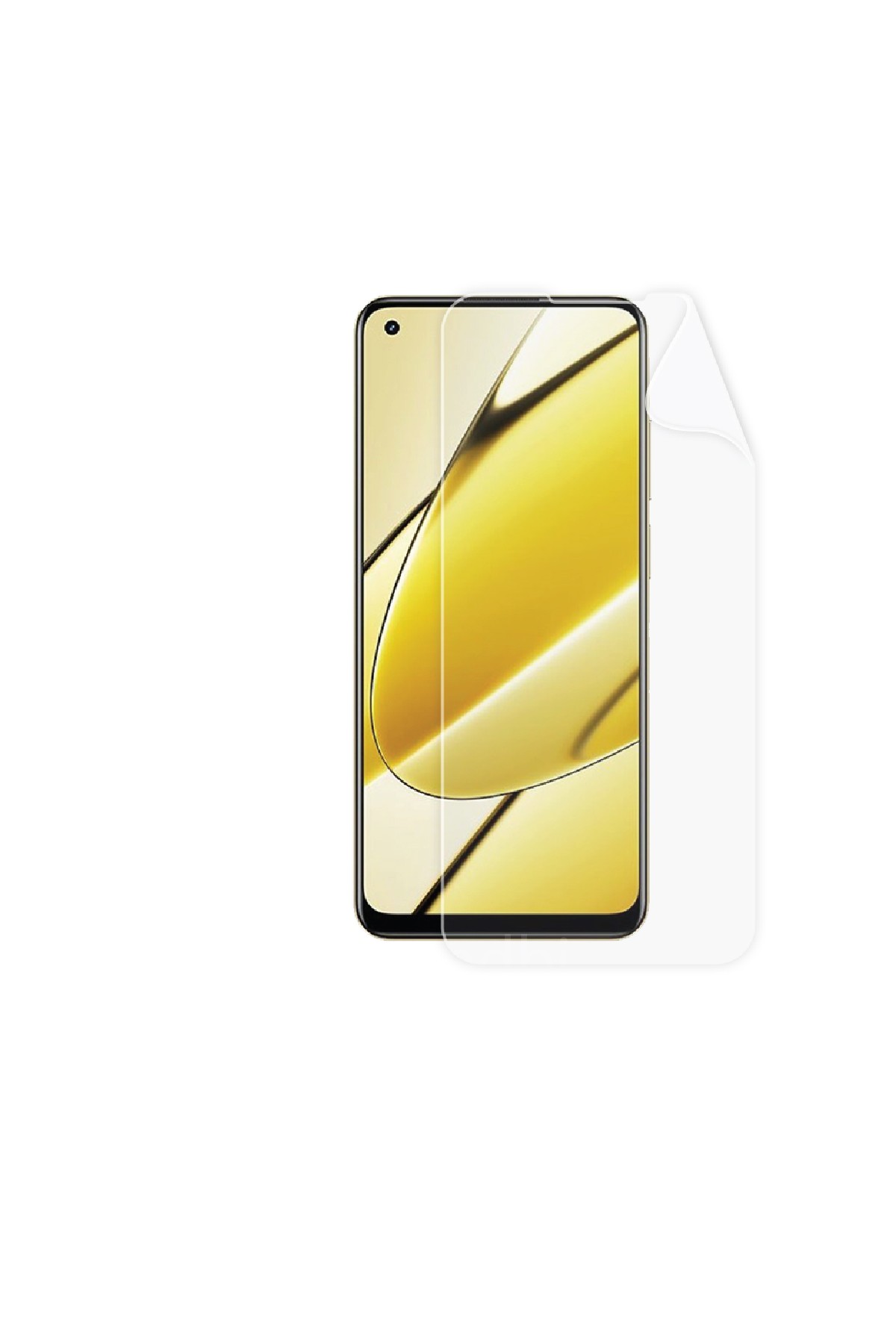 Realme 11 4G - Ekran Koruyucu Parlak Şeffaf Poliüretan Film (150 mikron)